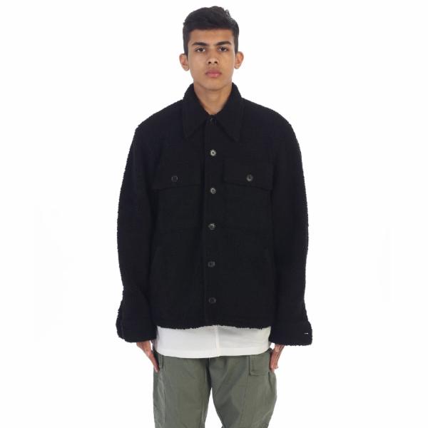 EPTM Vintage Military Sherpa Jacket - Black