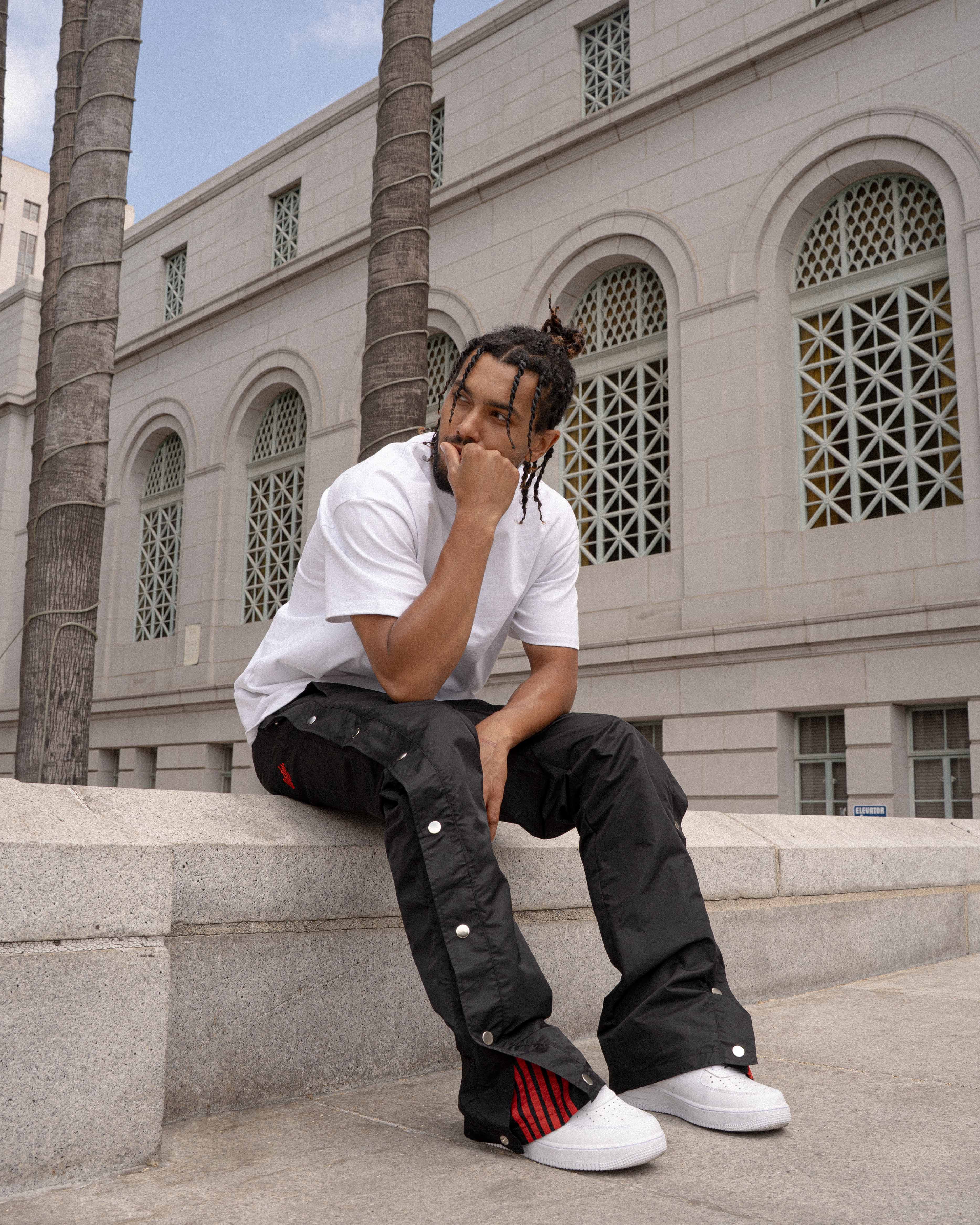 EPTM Snappy Track Pants - Black