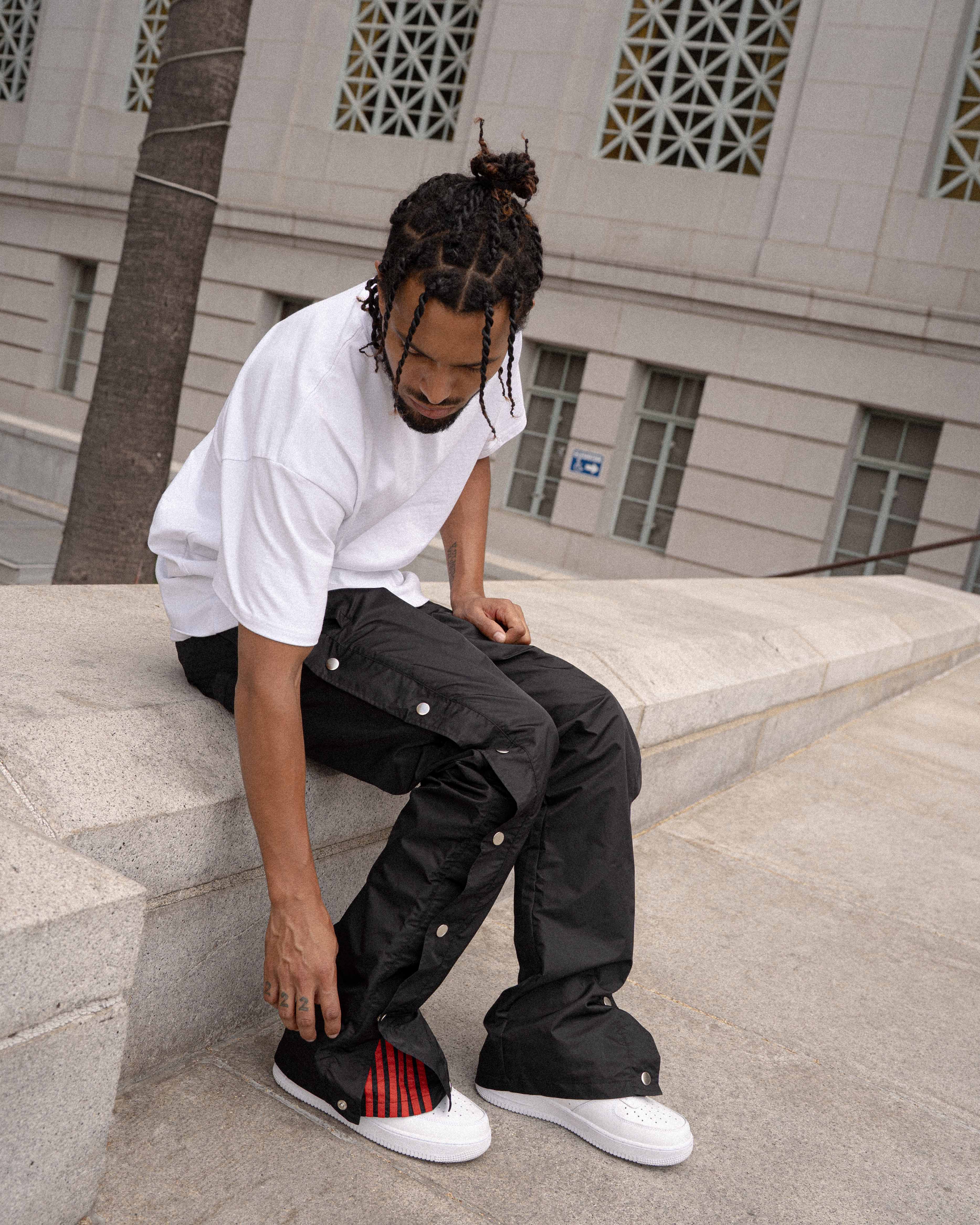 EPTM Snappy Track Pants - Black