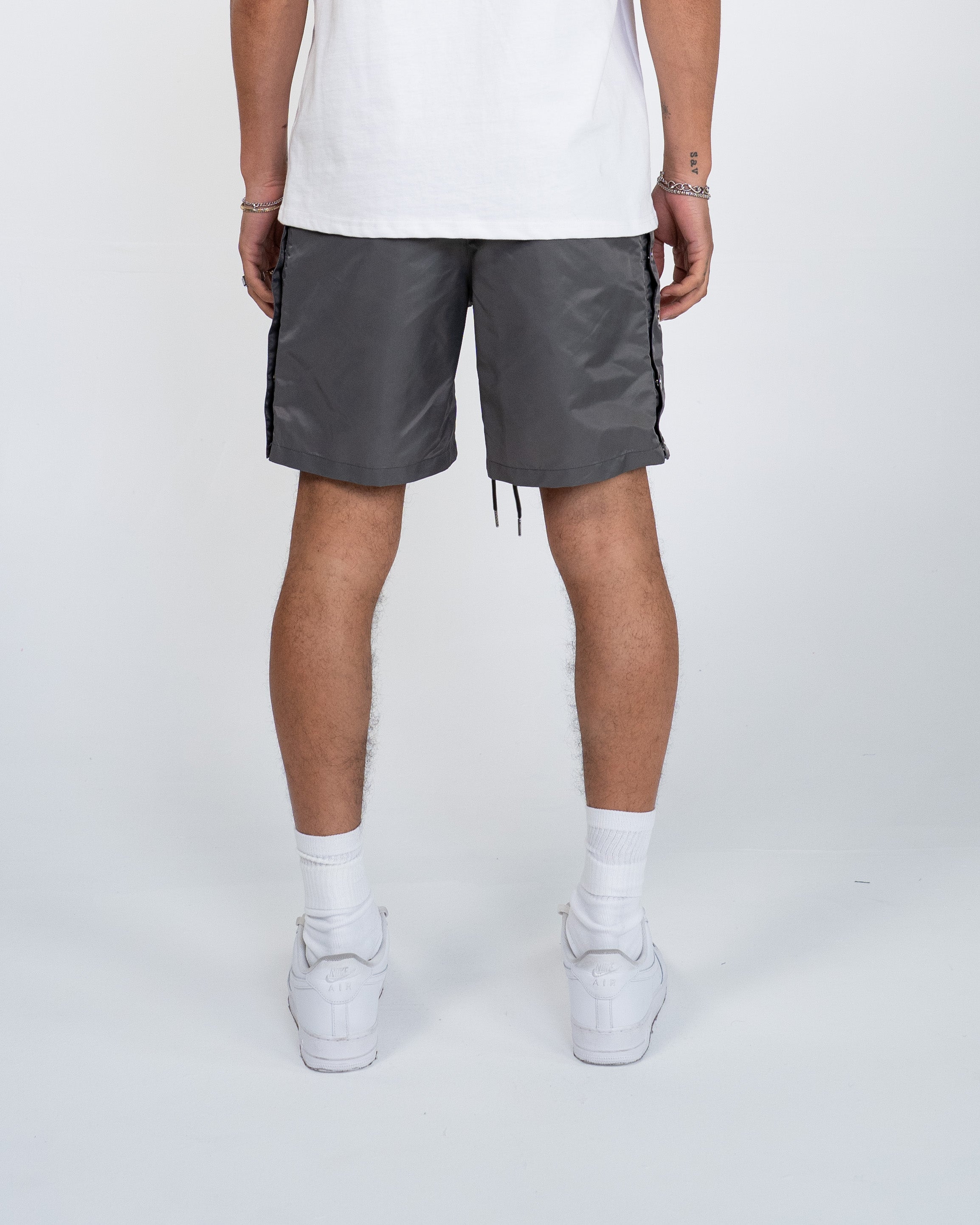 EPTM SNAPPY TRACK SHORTS - GREY
