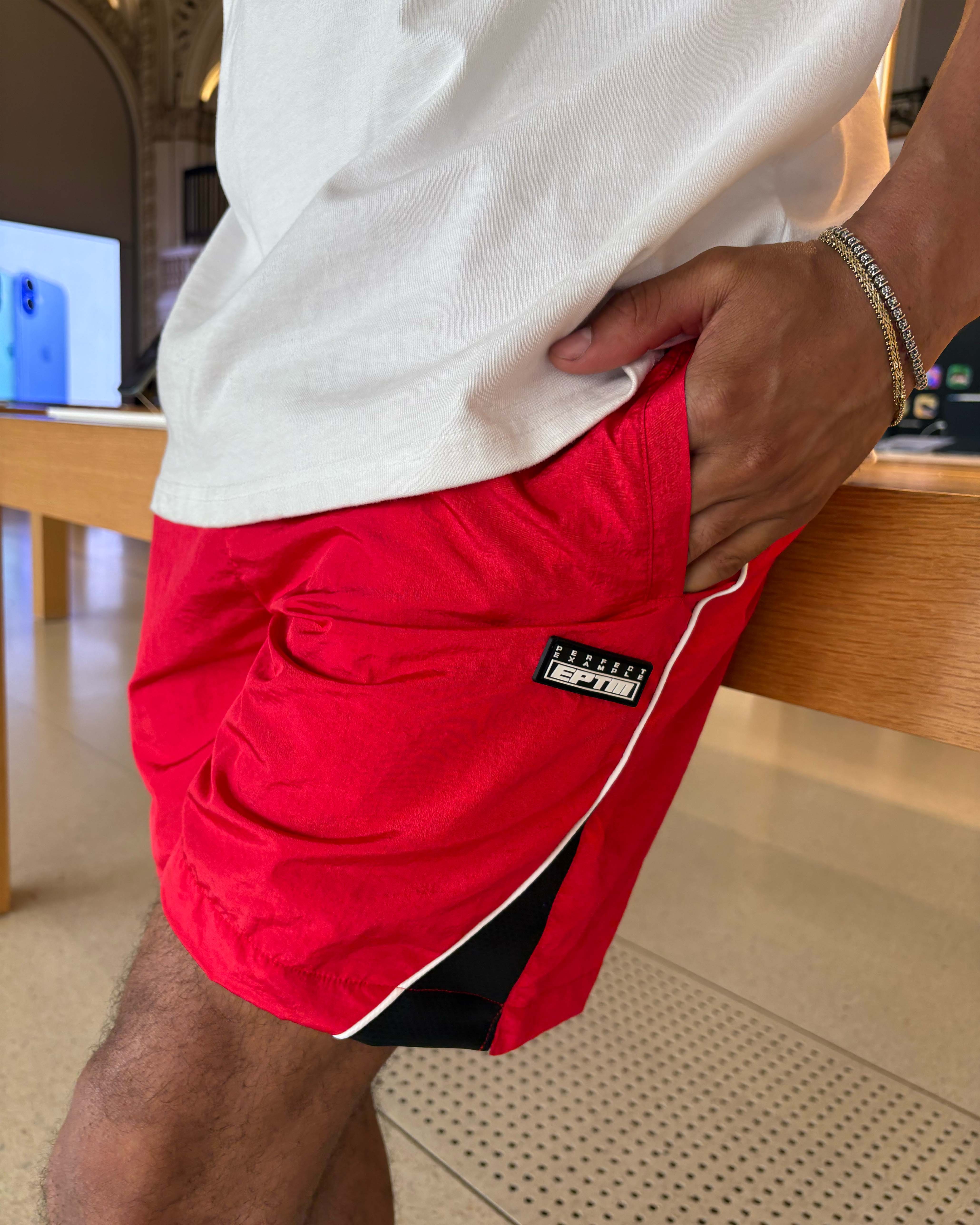 EPTM DERBY SHORTS - RED