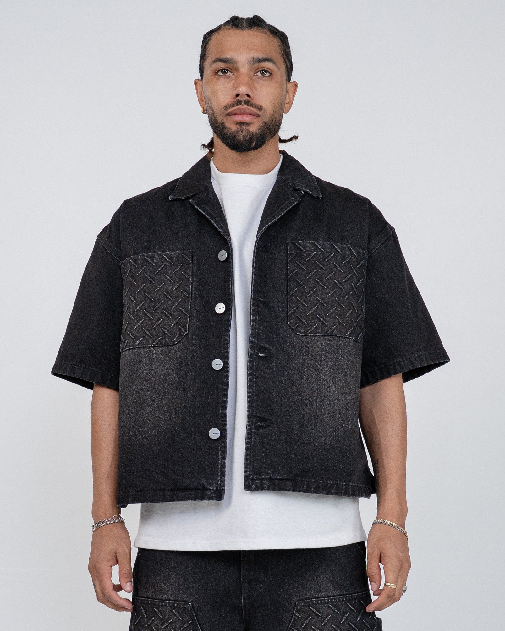 EPTM Steeler Denim Shirt - Black