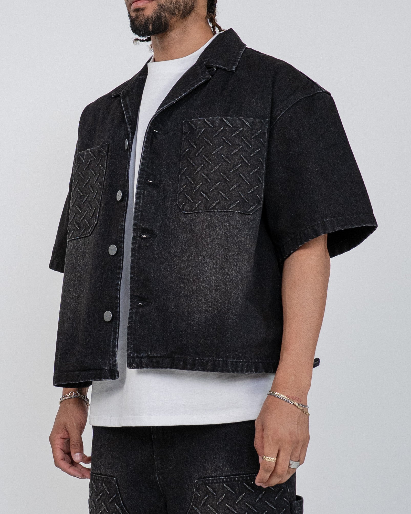 EPTM Steeler Denim Shirt - Black