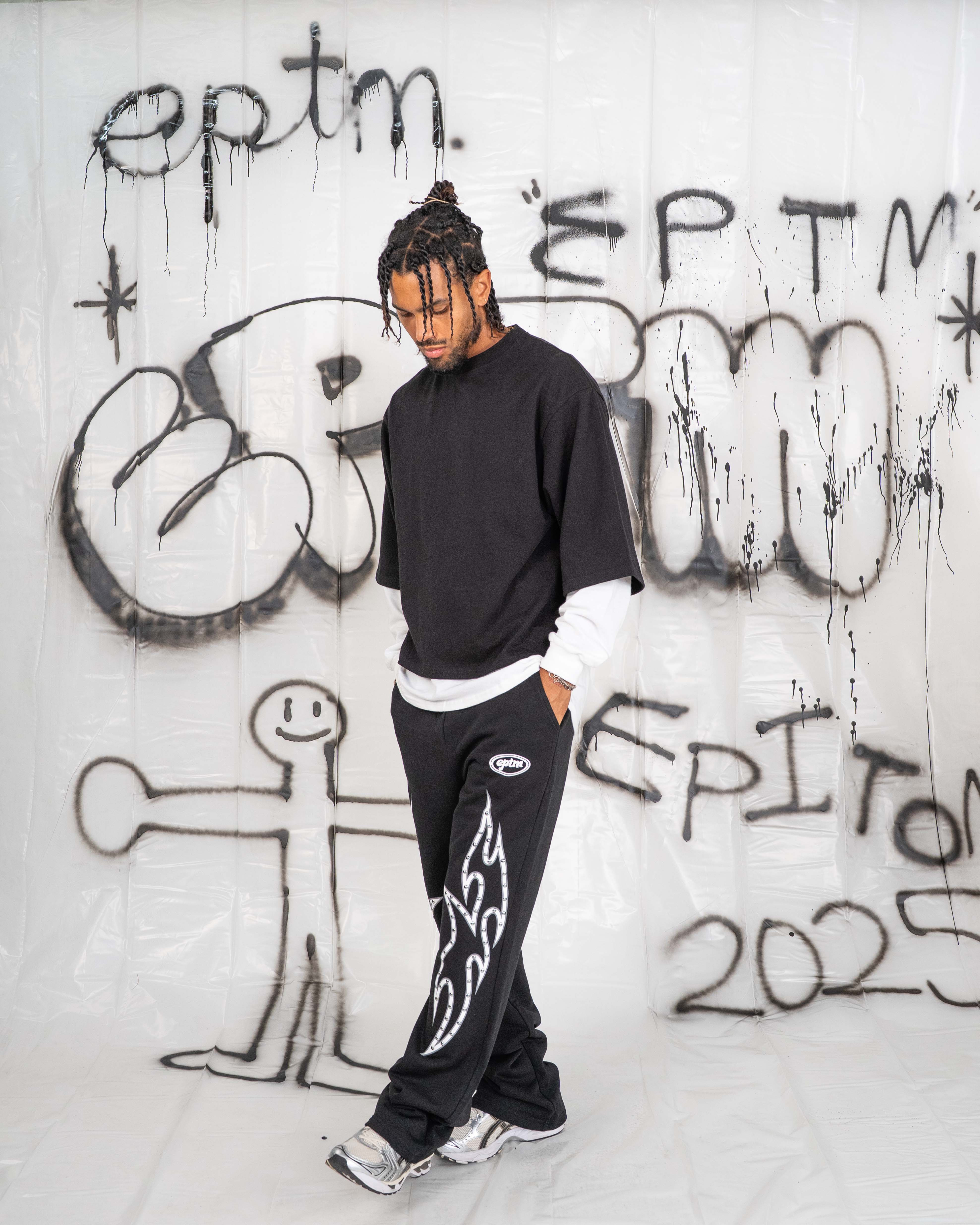 EPTM Stud Tribal Pants - Black