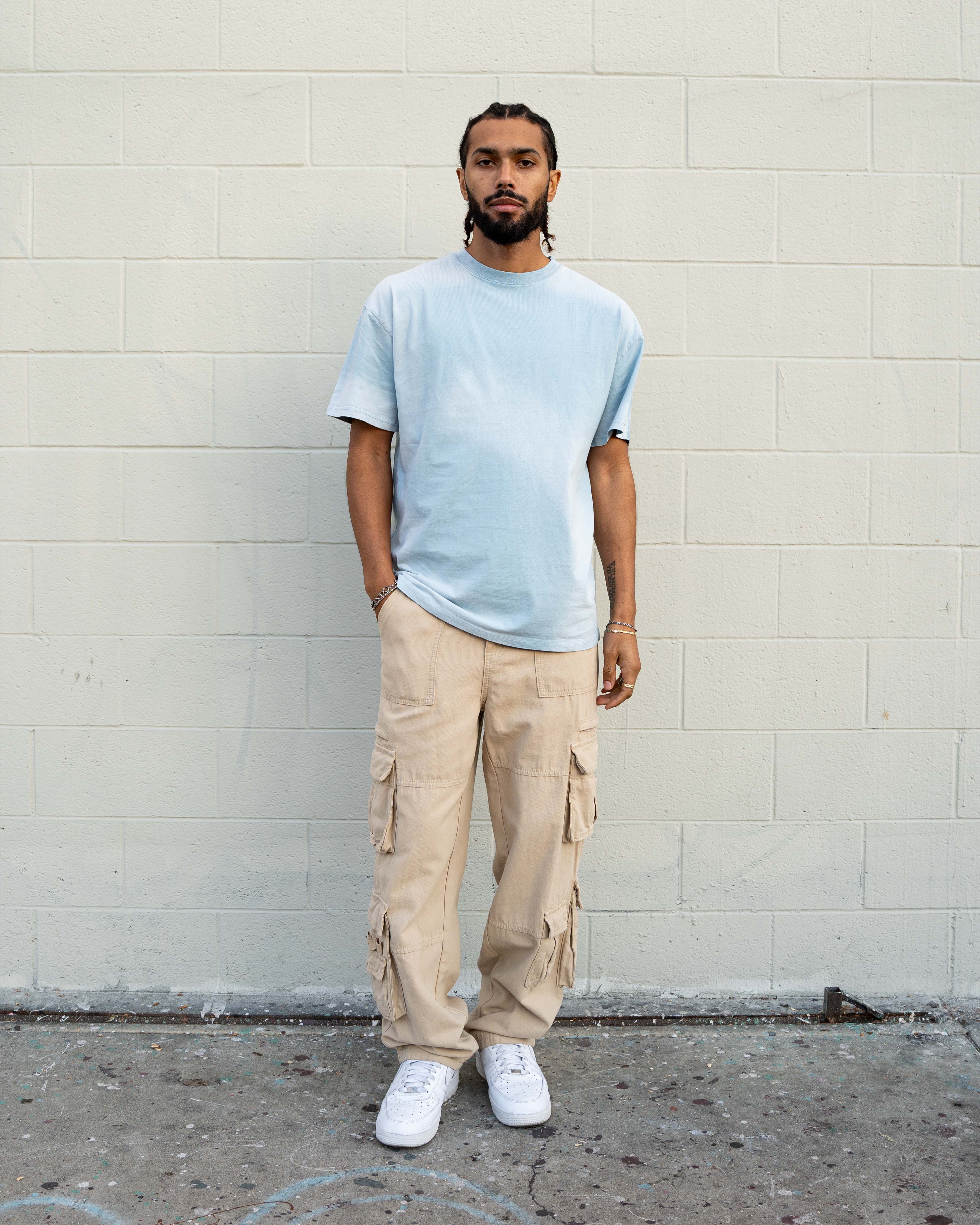 EPTM SUN FADED TEE - SKY BLUE