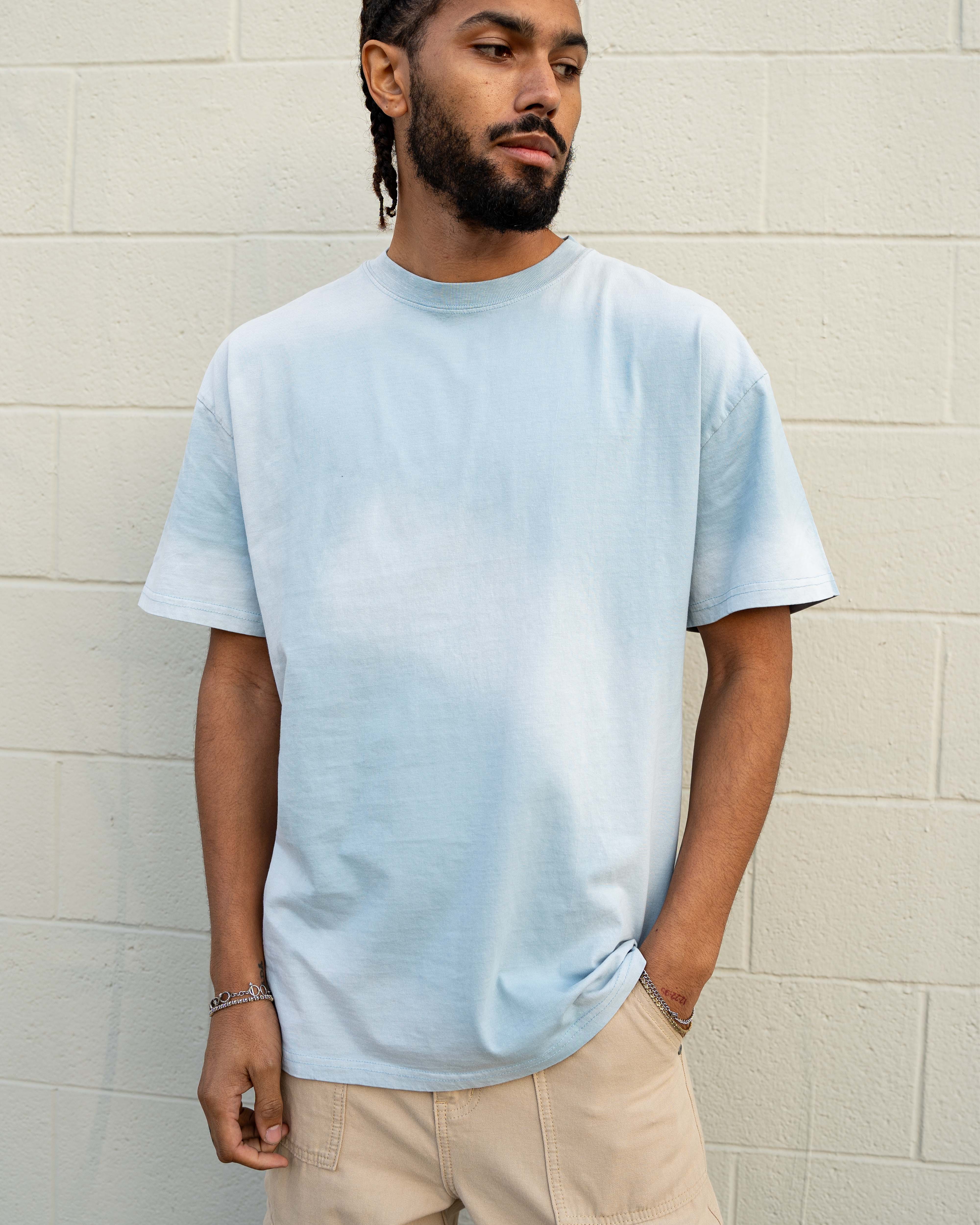 EPTM SUN FADED TEE - SKY BLUE