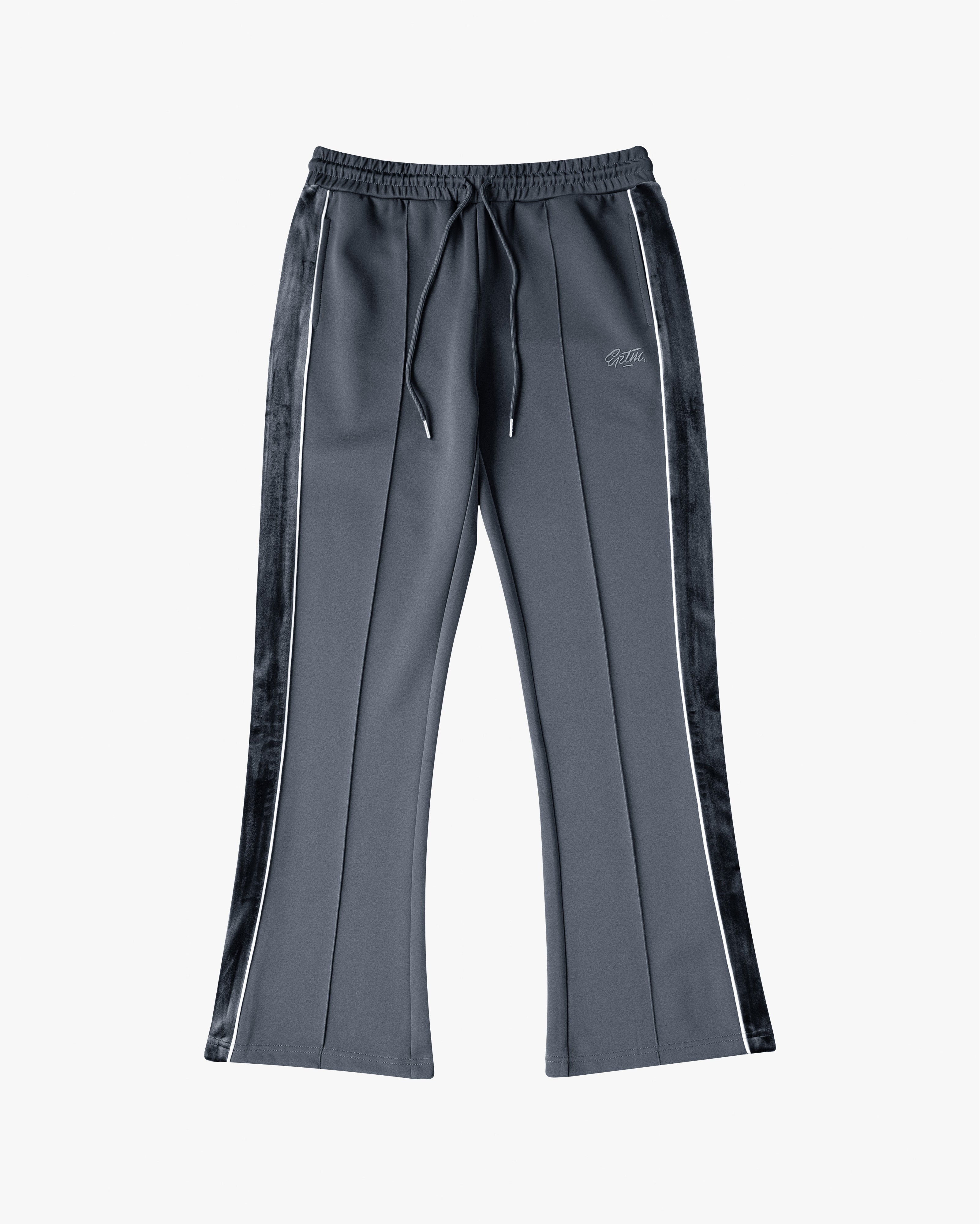 EPTM Velour Piping Track Pants - Grey