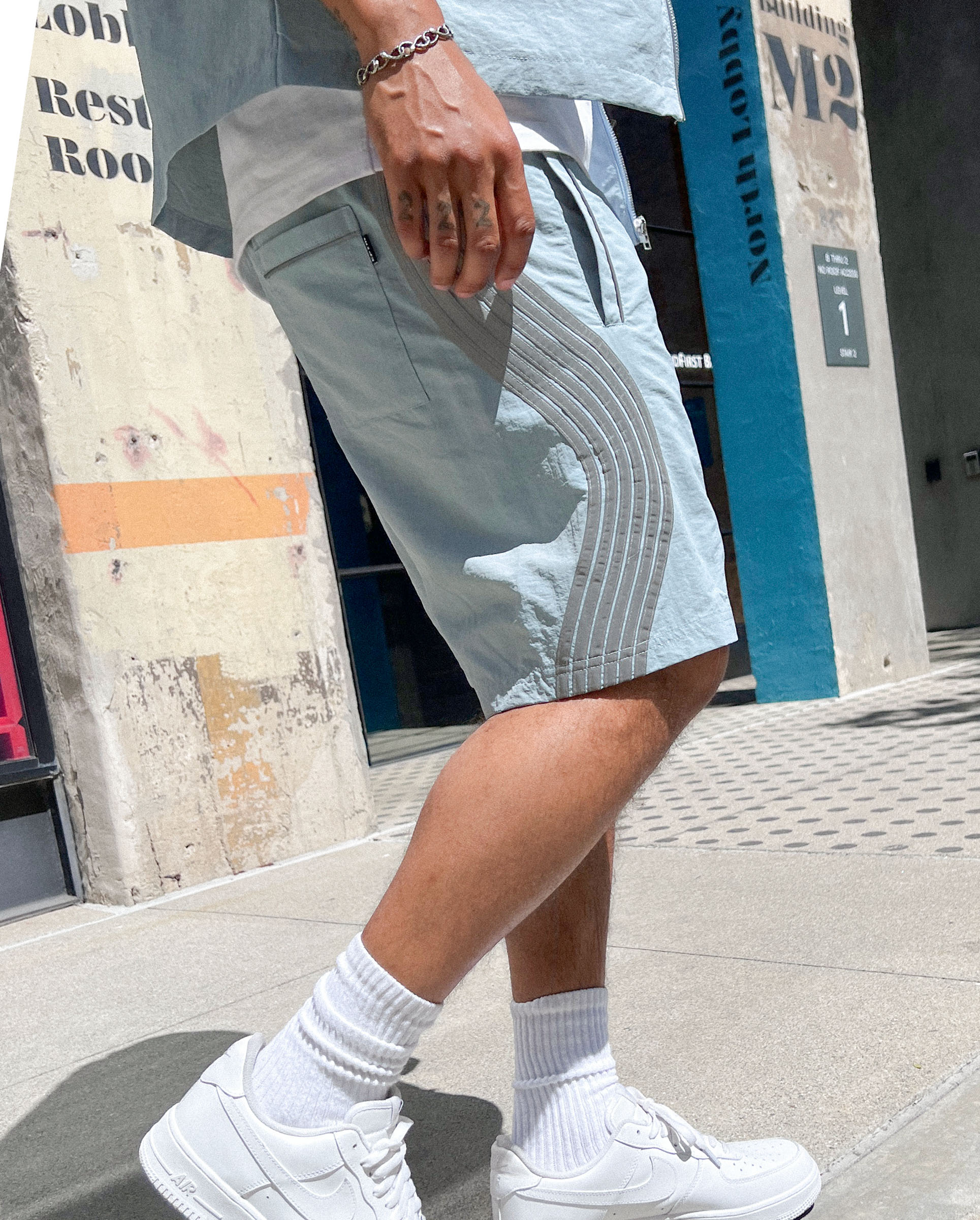 EPTM Vally Shorts - Dusty Blue