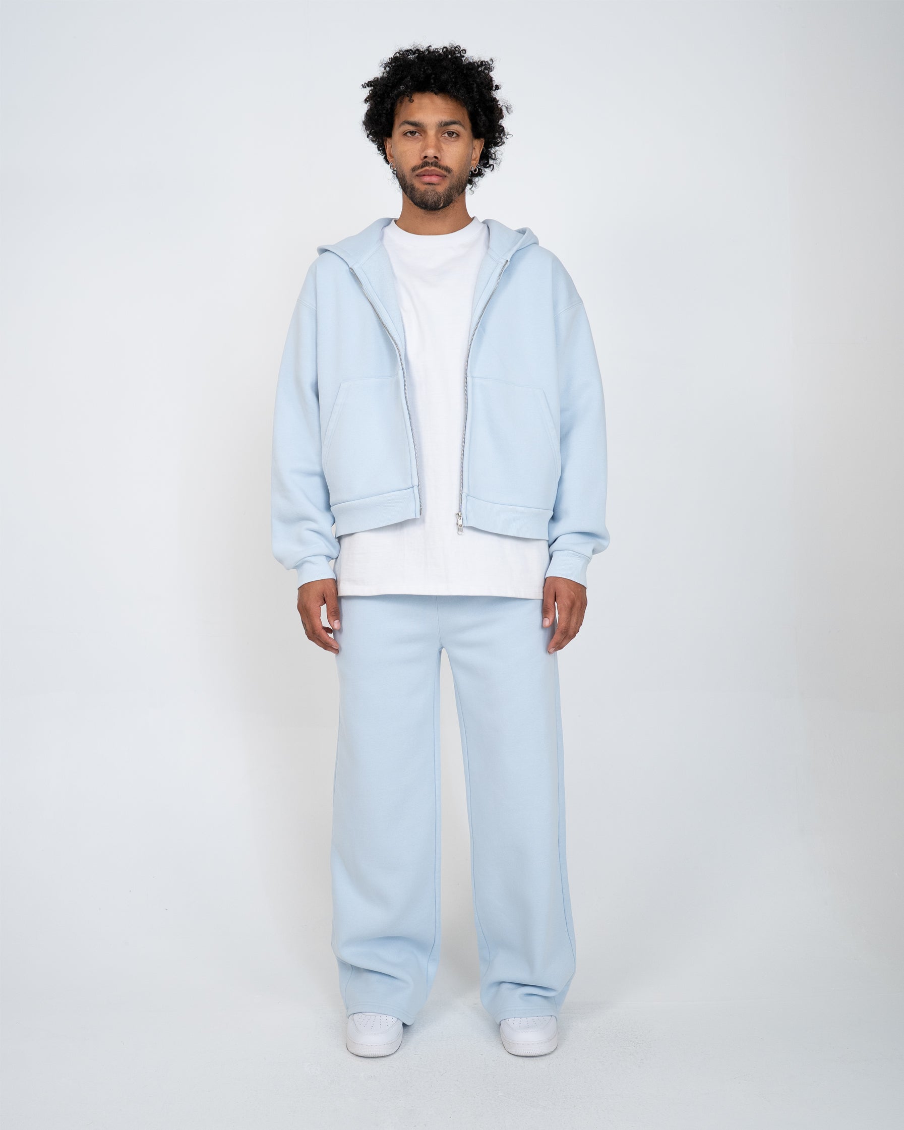 EPTM Vintage Zip Up Hoodie - Sky Blue