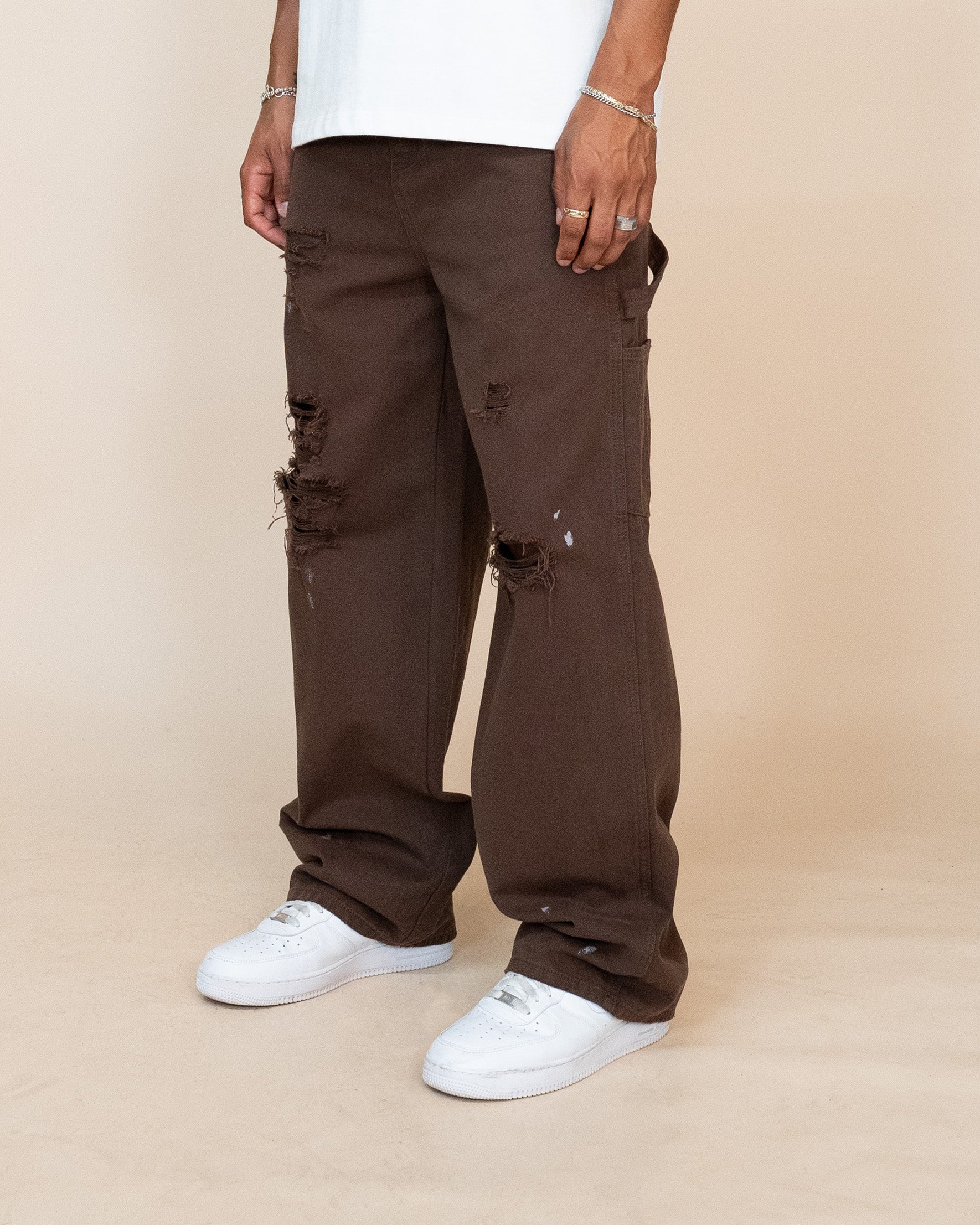 EPTM Vintage Carpenter Pants - Brown