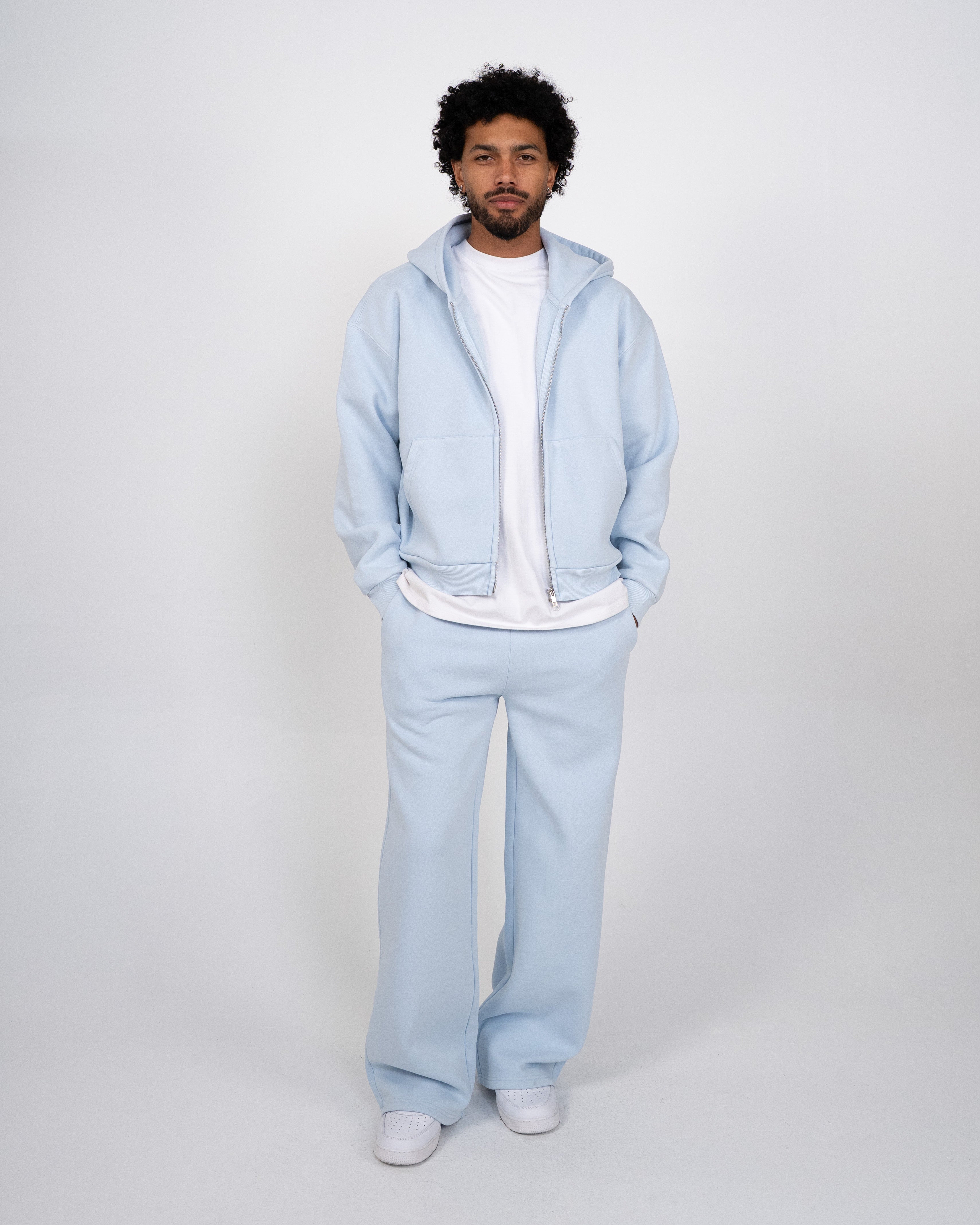 EPTM Vintage Zip Up Hoodie - Sky Blue