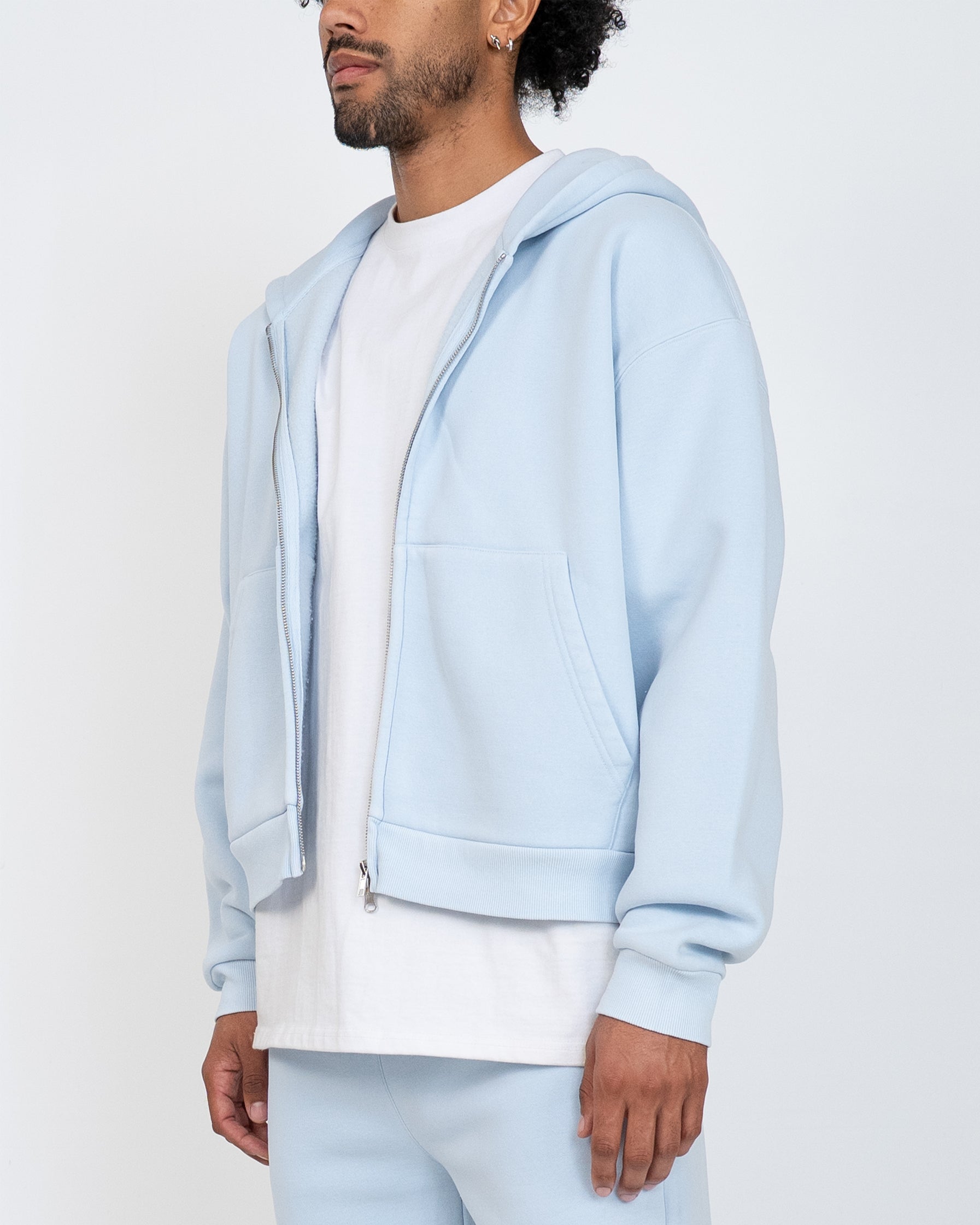 EPTM Vintage Zip Up Hoodie - Sky Blue