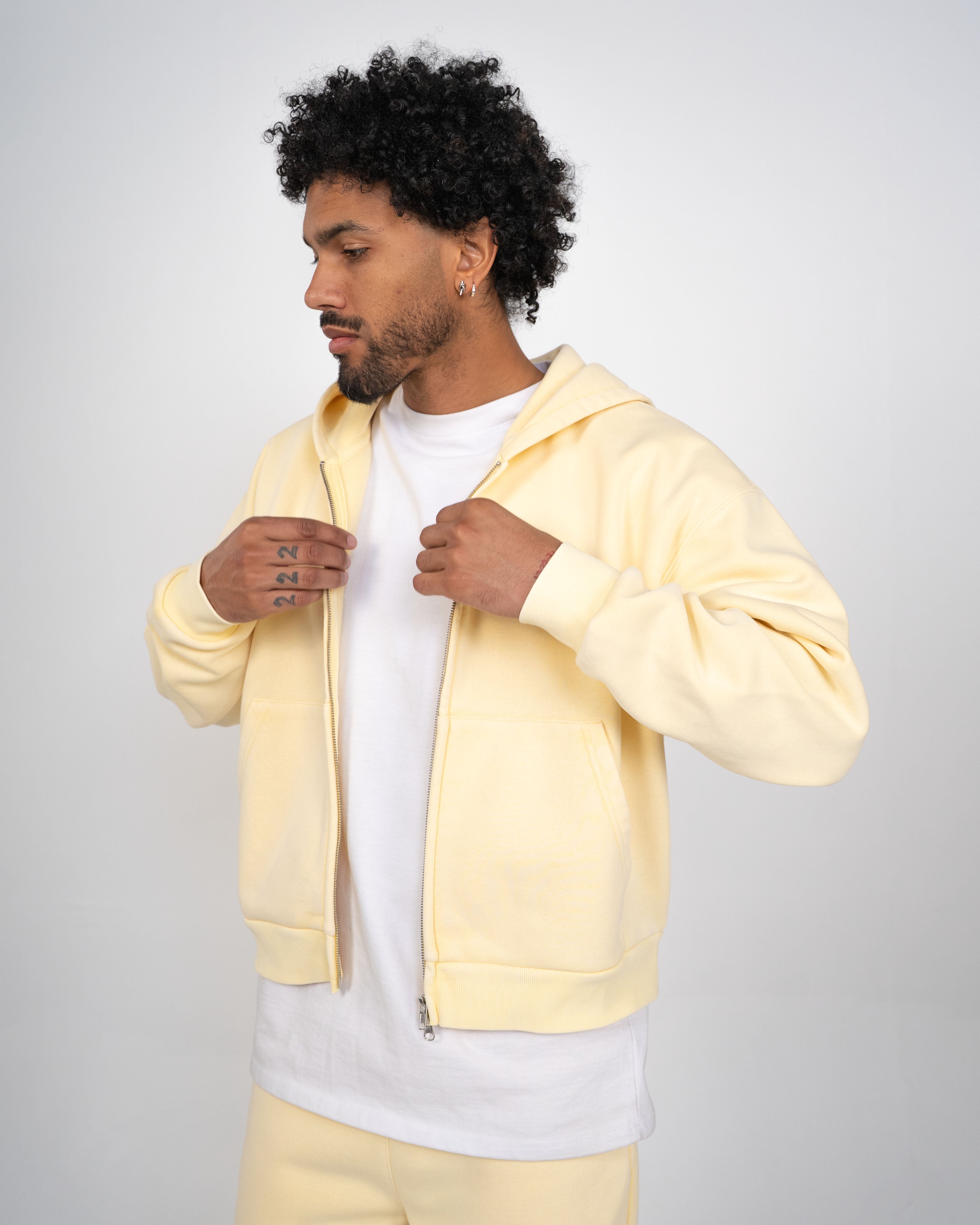 EPTM Vintage Zip Up Hoodie - Yellow