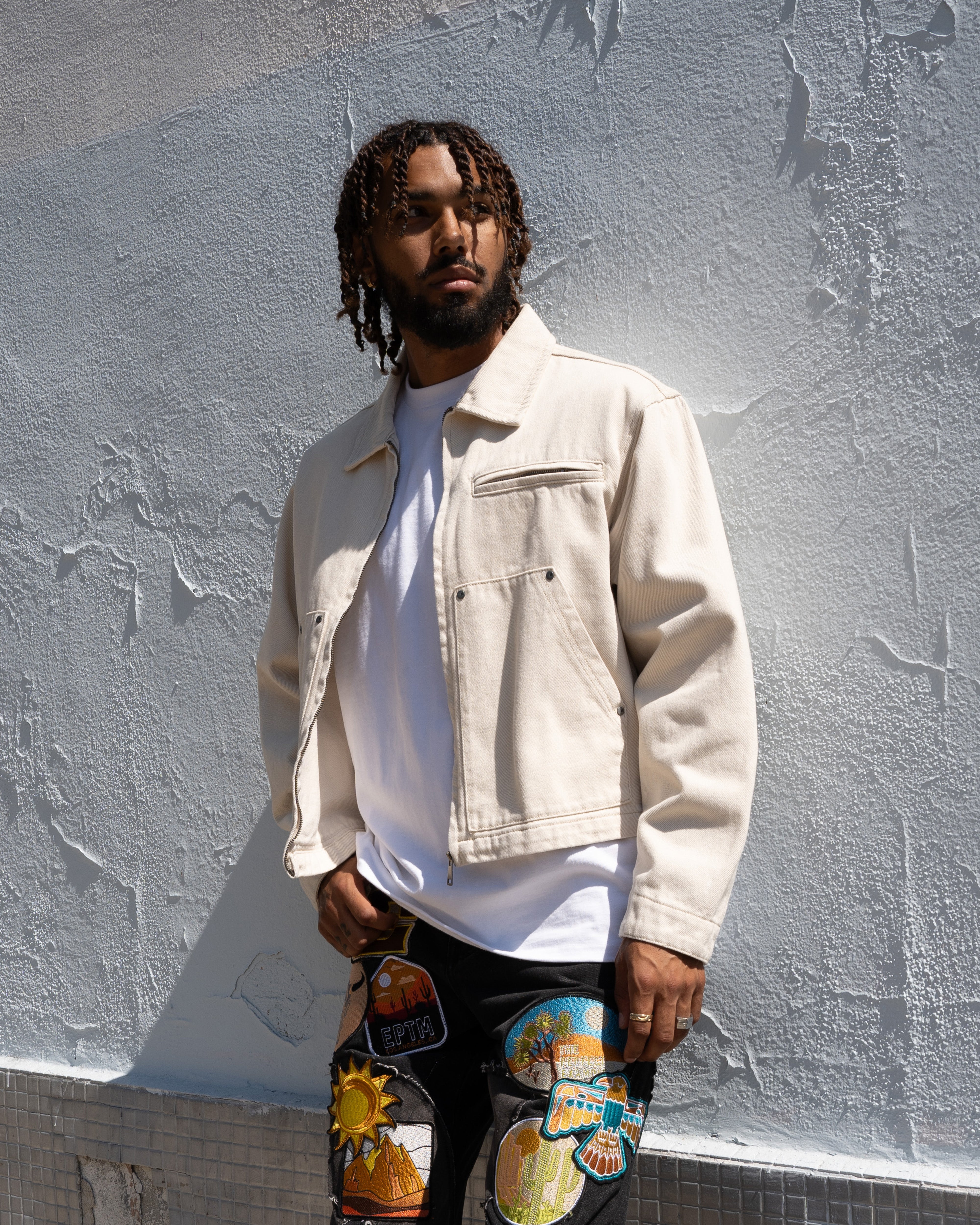 EPTM Tuff Twill Jacket - Cream