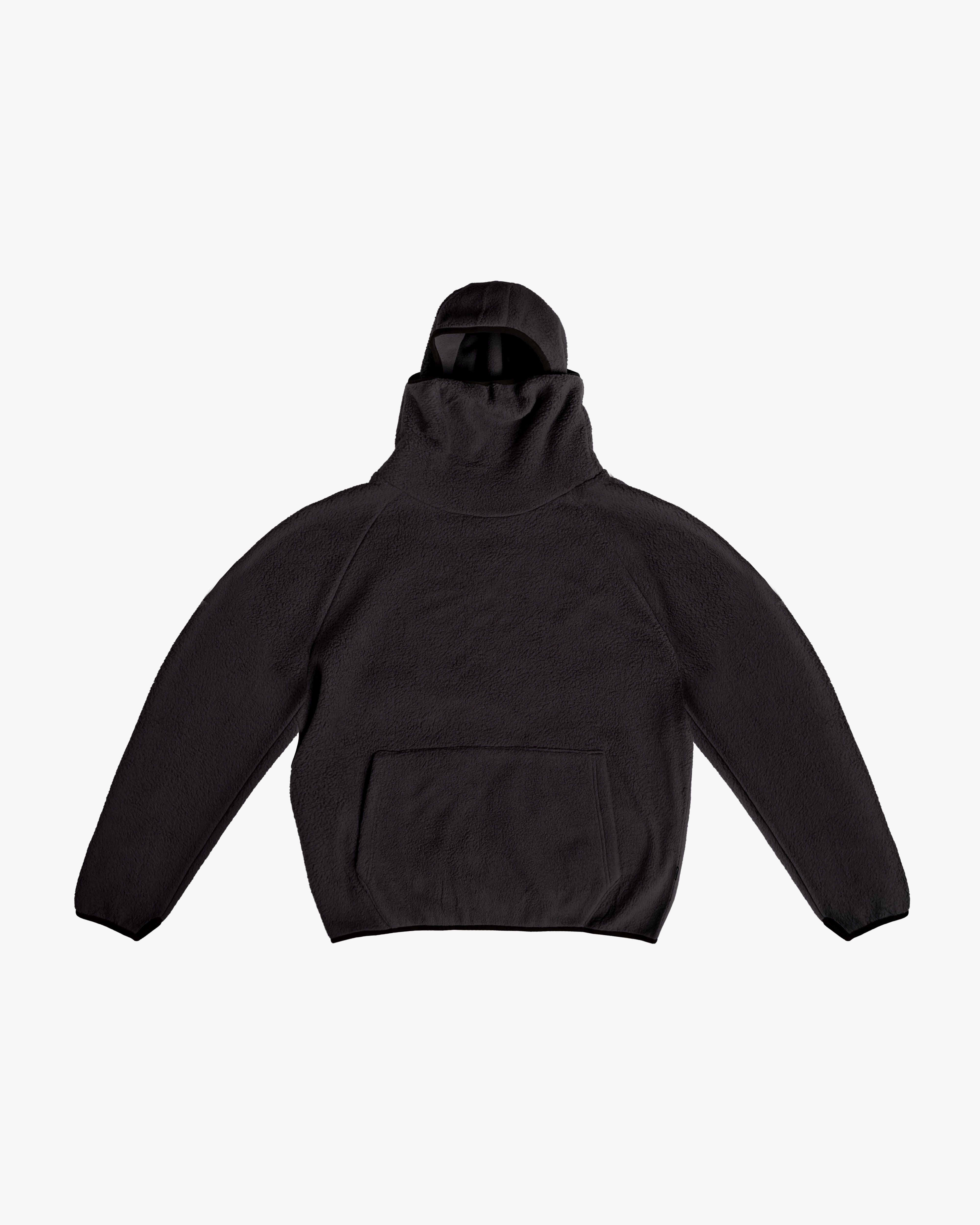 EPTM Balaclava Sherpa Hoodie - Black