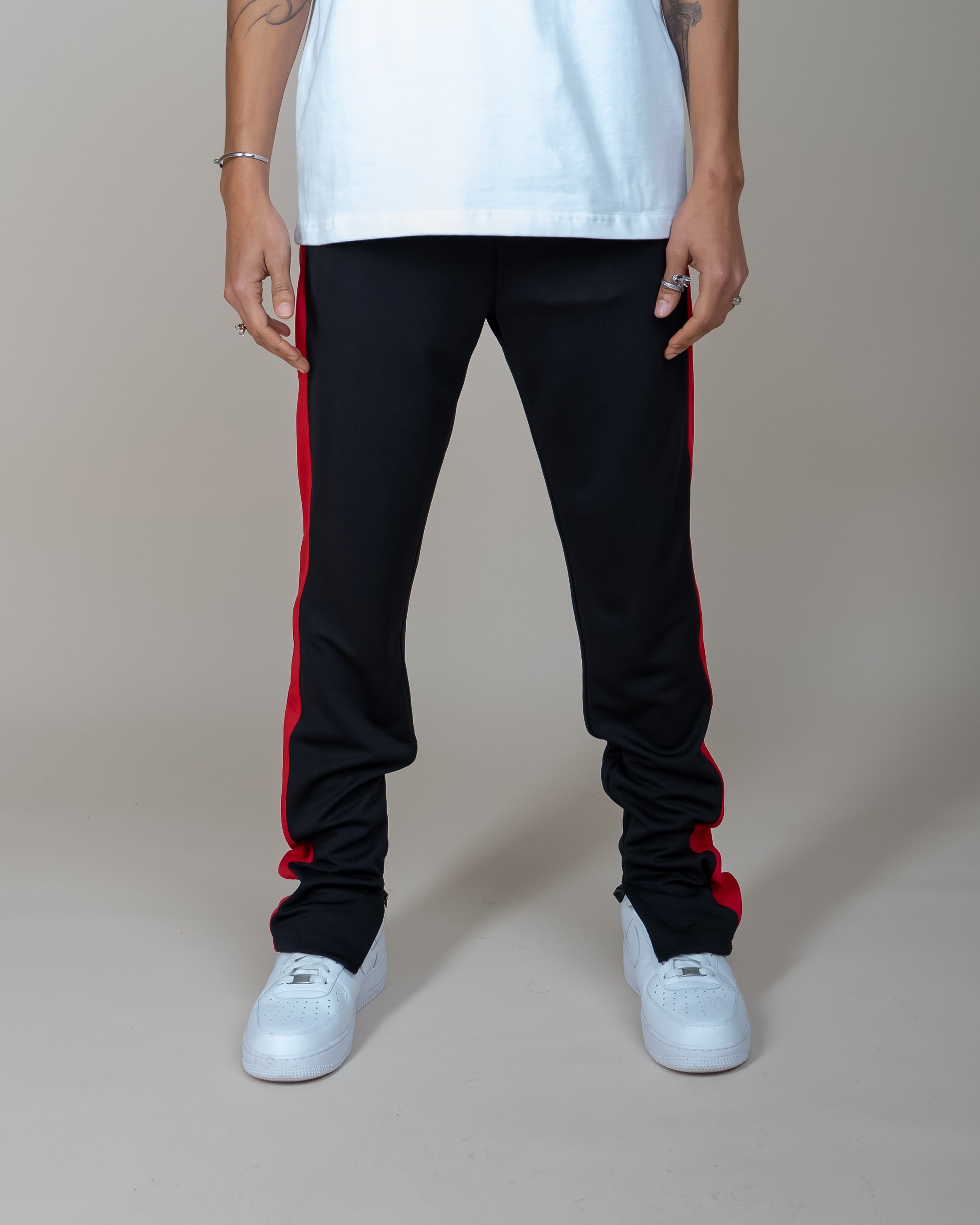 EPTM Track Pants - Black/Red