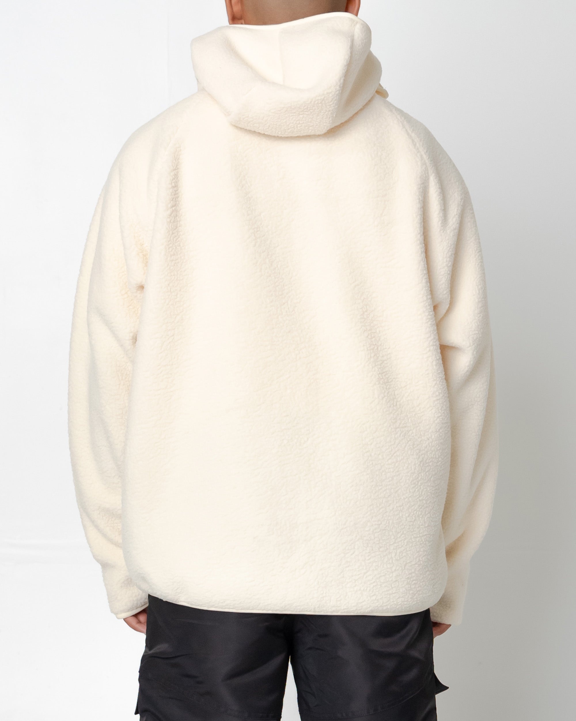 EPTM Balaclava Sherpa Hoodie - Cream