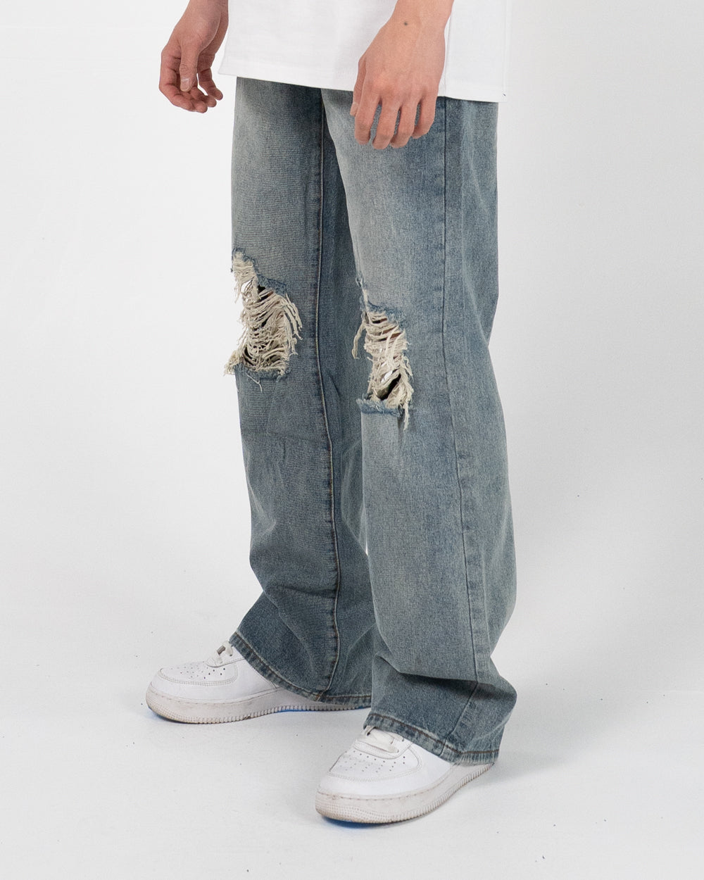 EPTM Distreesed Basic Jeans - Denim Blue