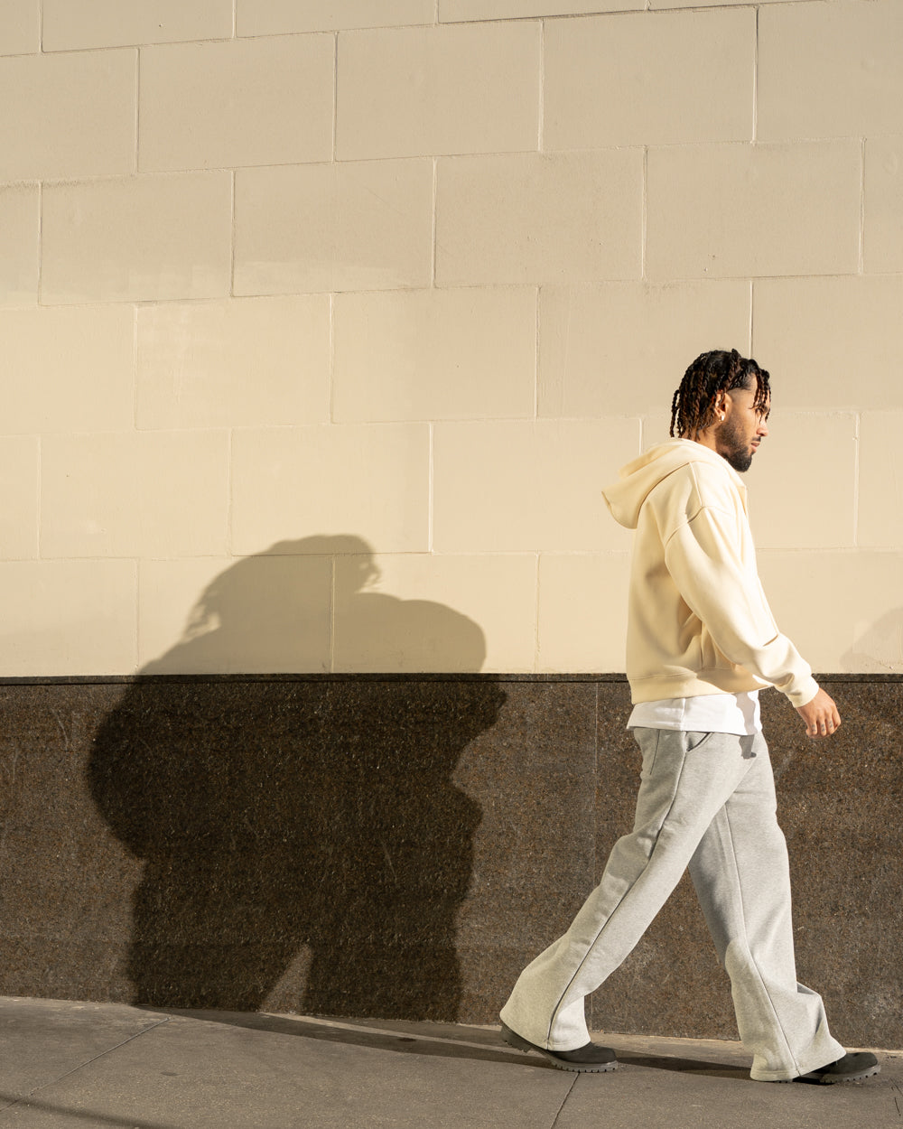 EPTM Perfect Baggy Fleece Pants - Heather Grey