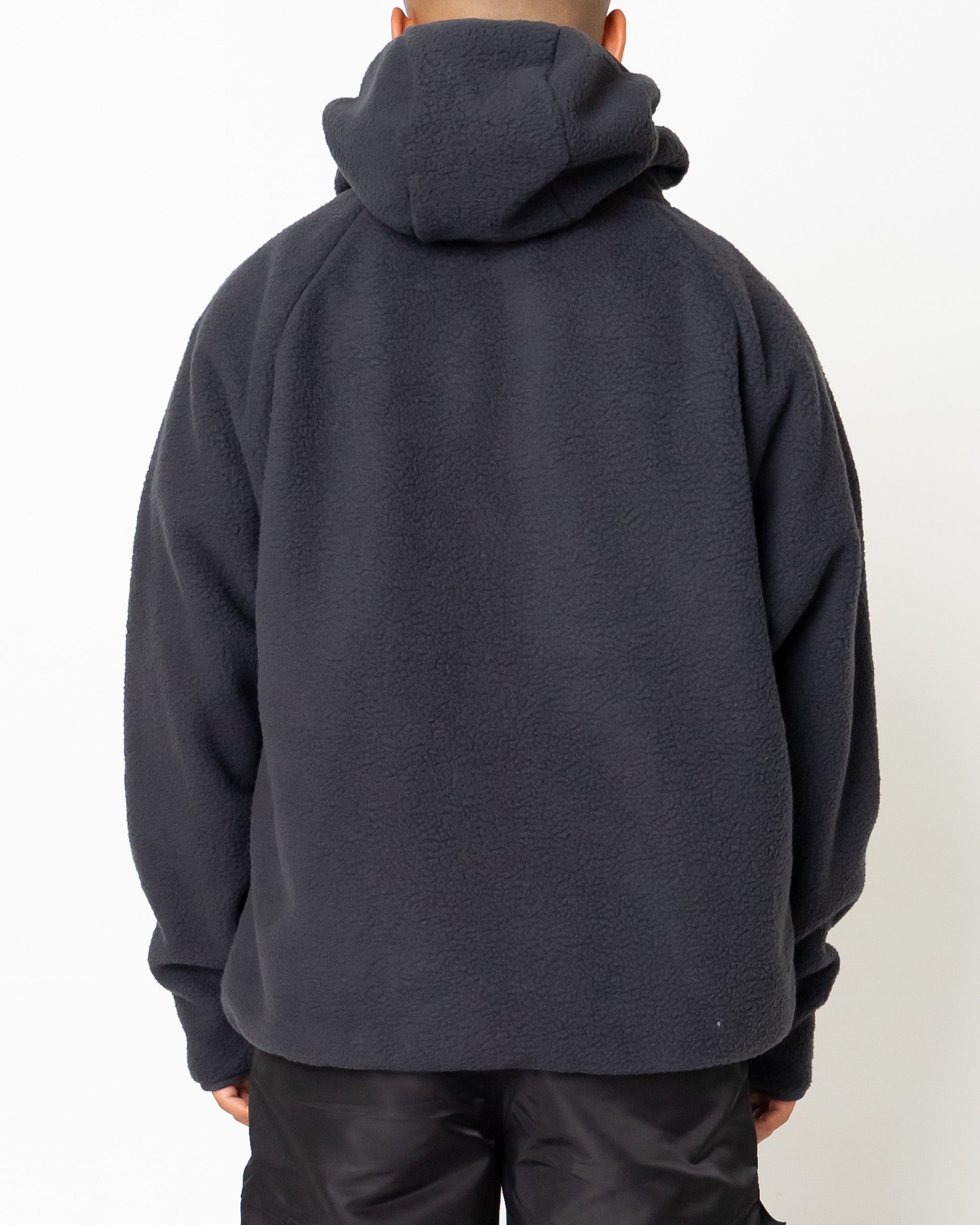 EPTM Balaclava Sherpa Hoodie - Charcoal
