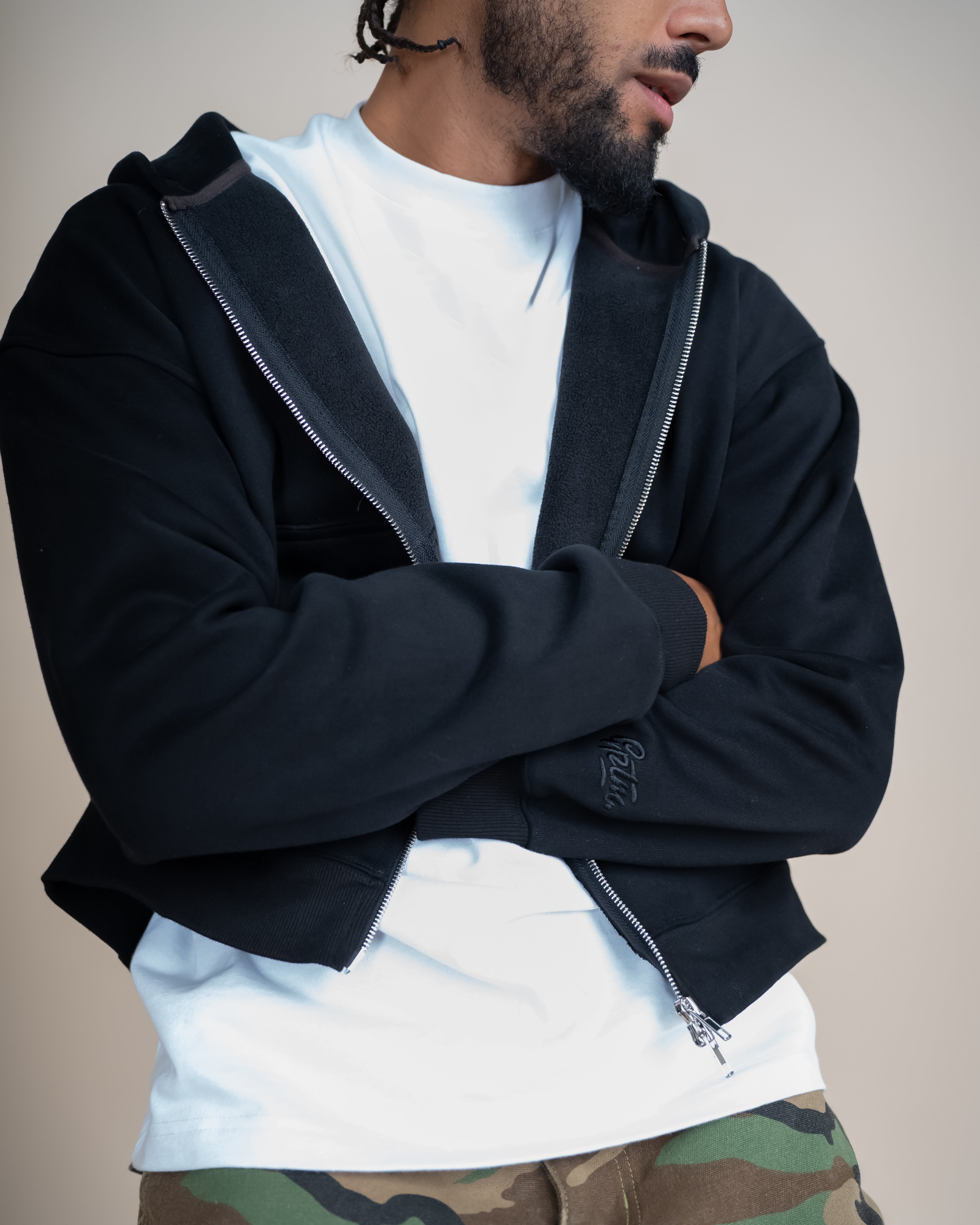 EPTM Perfect Zip Up Hoodie - Black