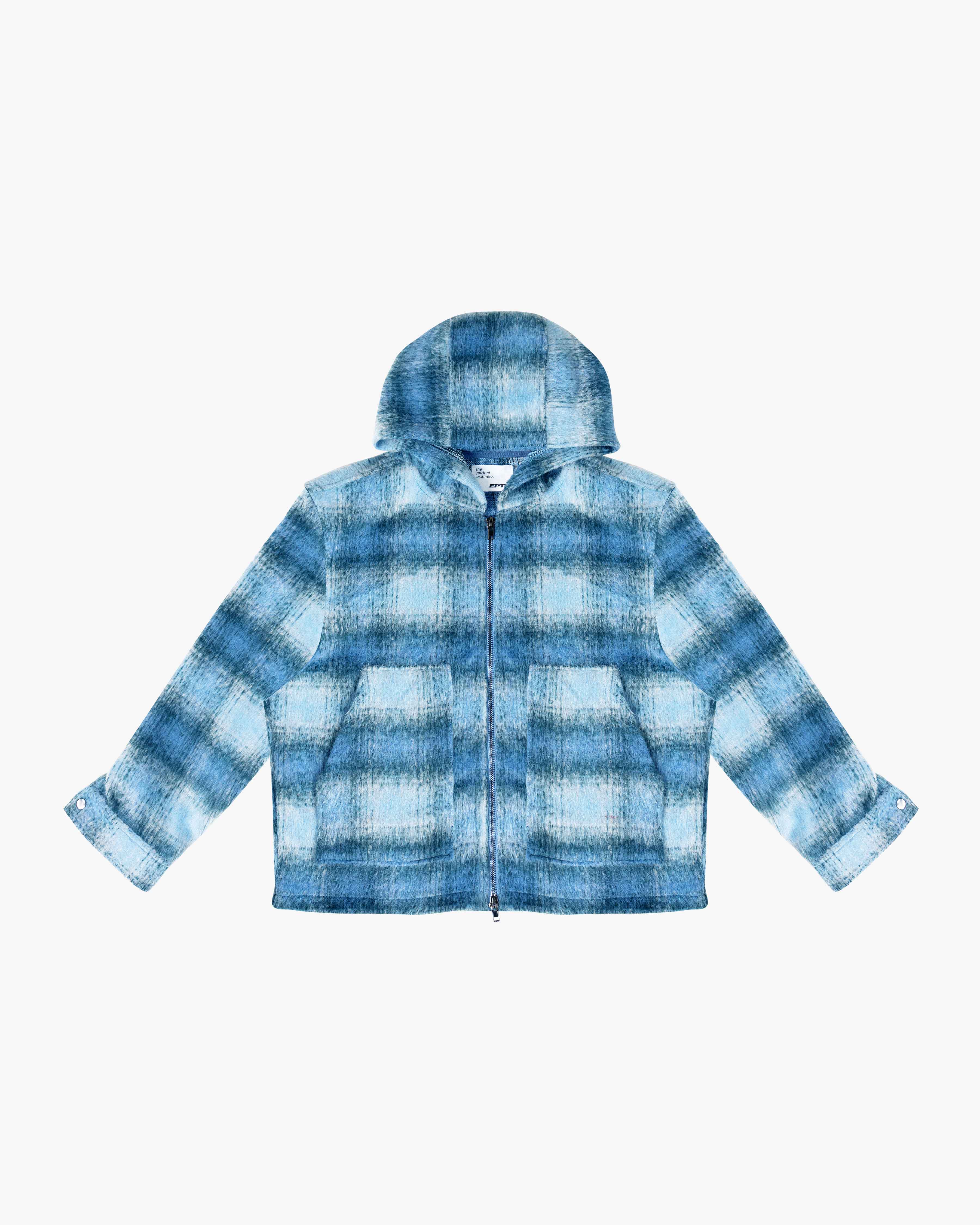 EPTM Mohair Flannel Jacket - Blue