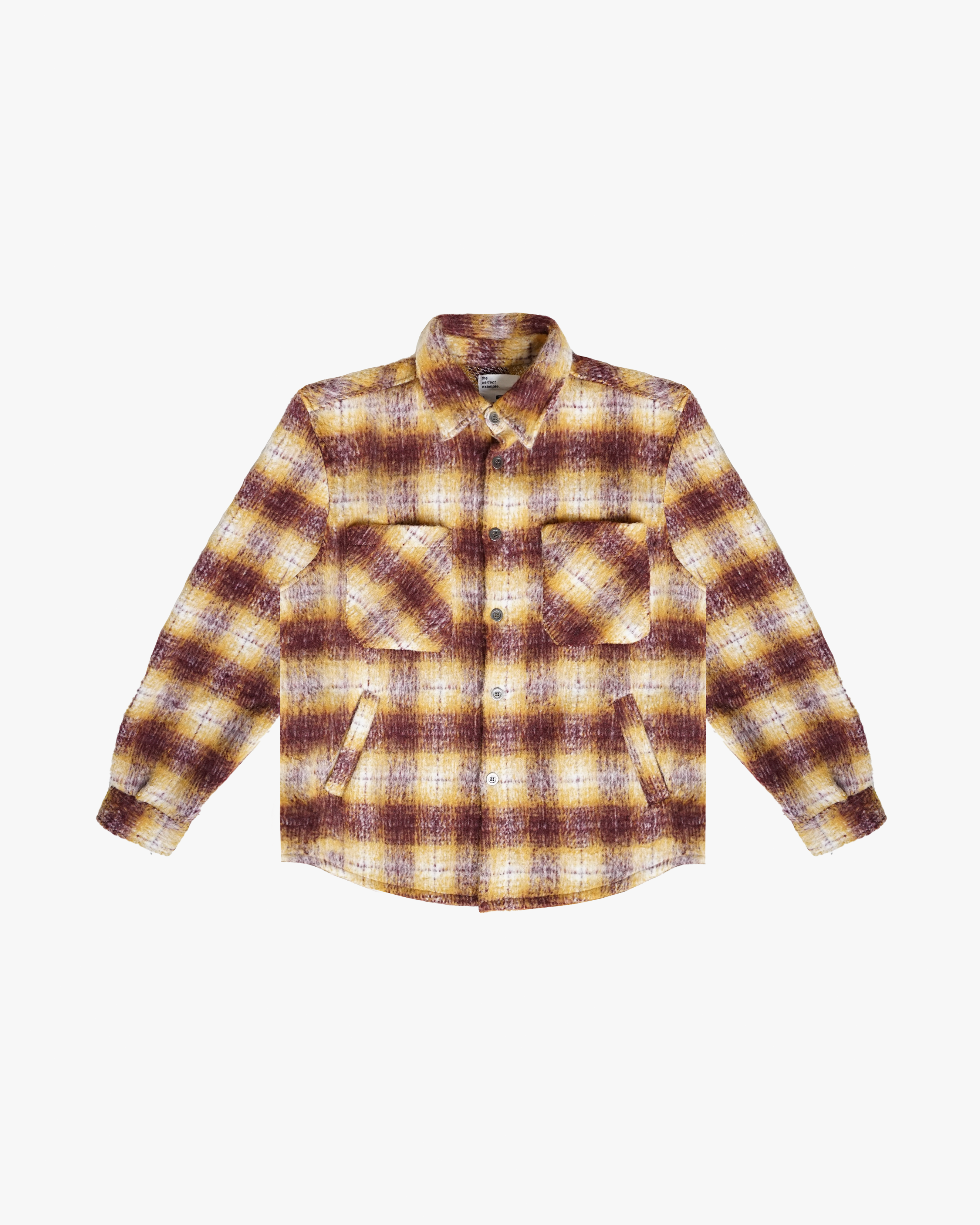 EPTM Side Slit Flannel - Mustard