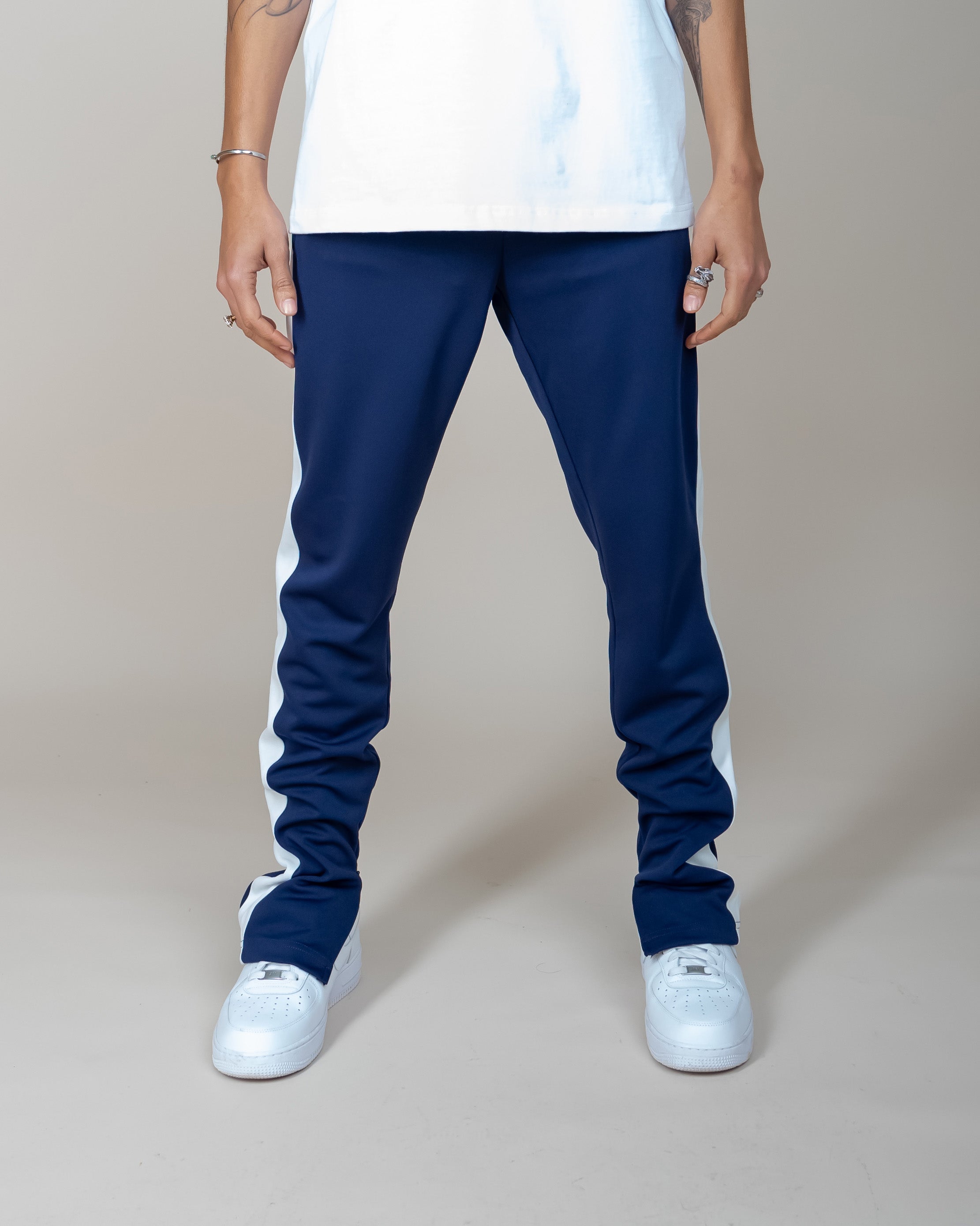 EPTM Track Pants - Navy/Ivory