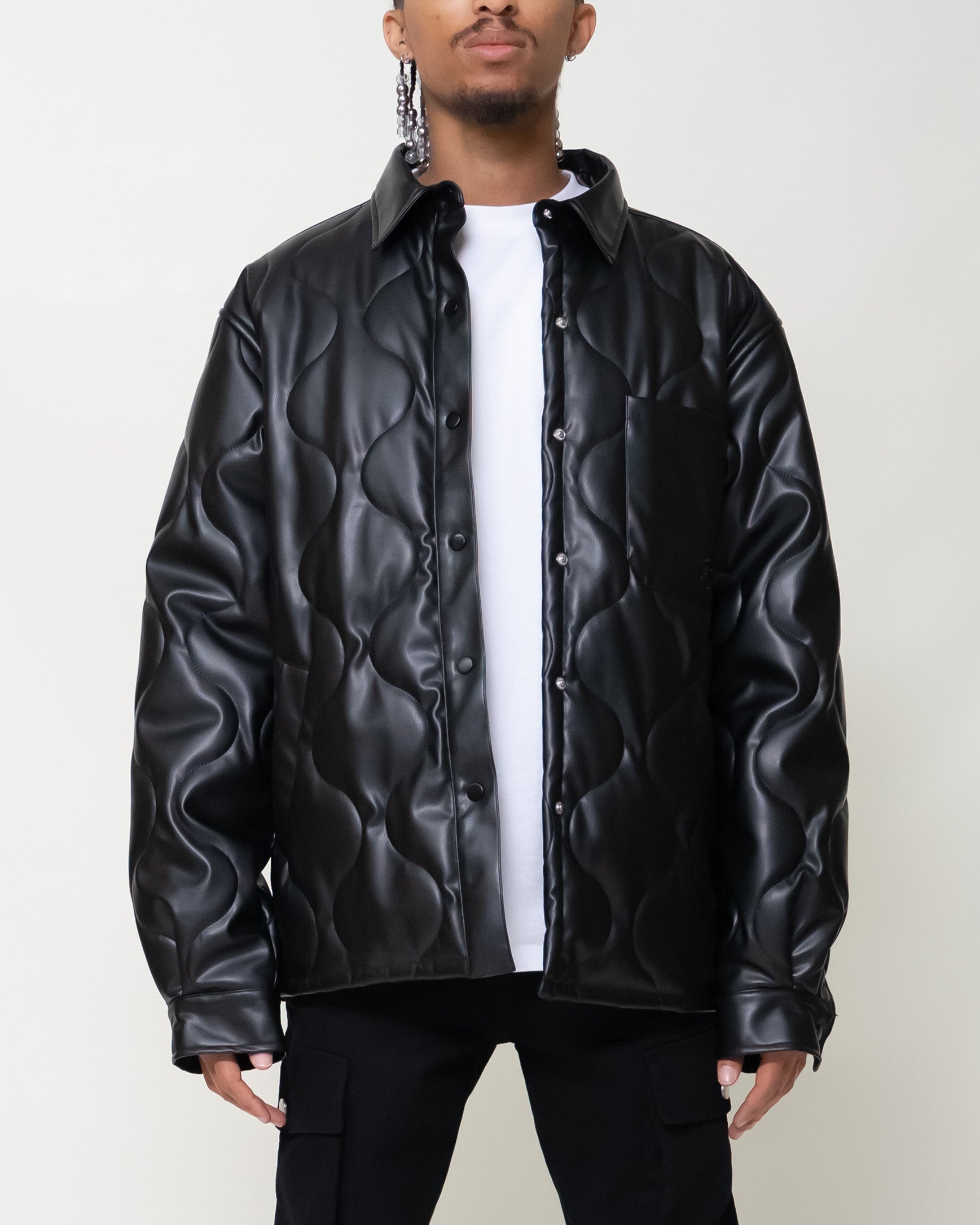 EPTM Orion Puffer Shirt - Black