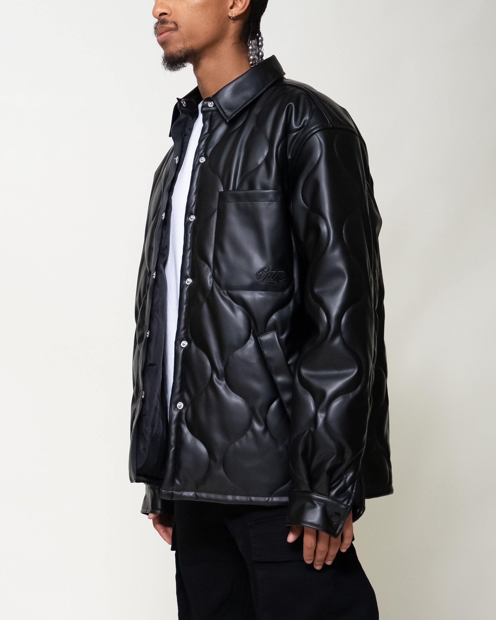 EPTM Orion Puffer Shirt - Black