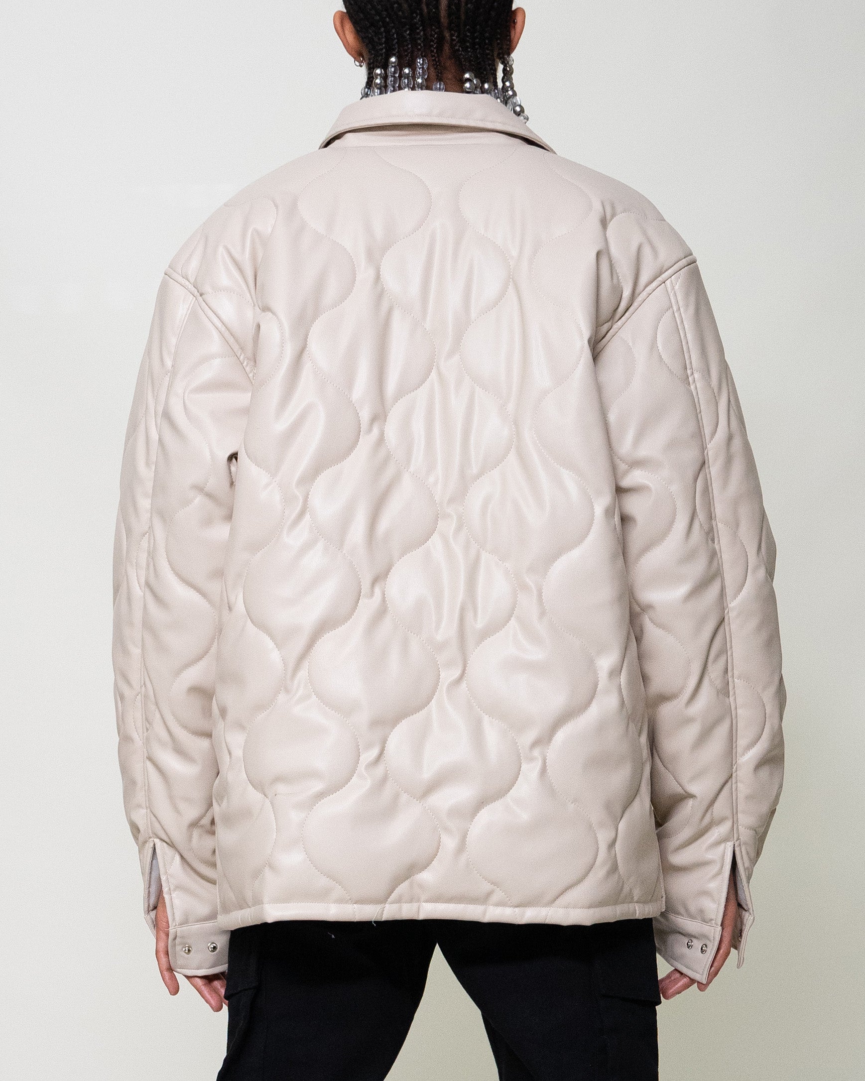EPTM Orion Puffer Shirt - Cream