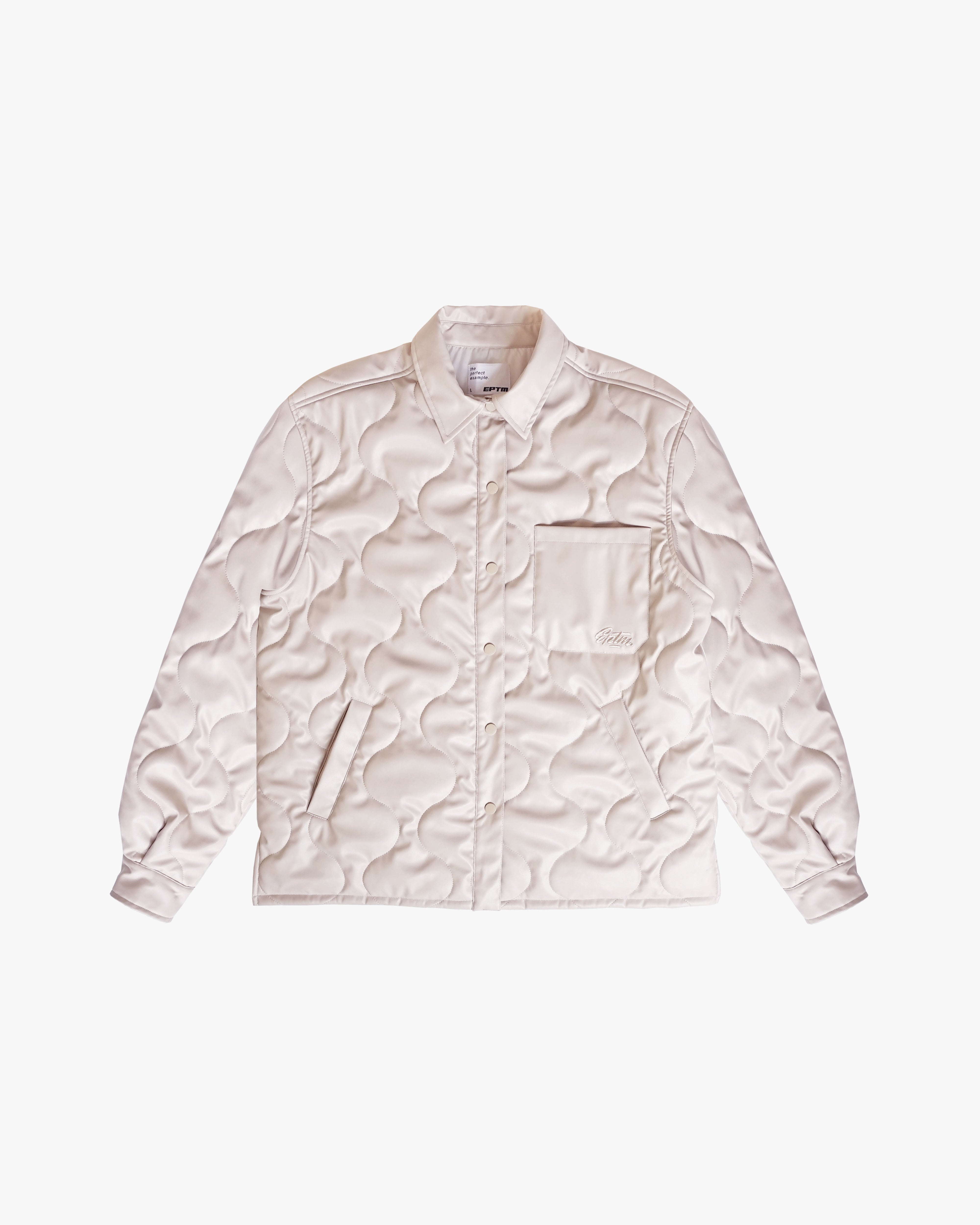 EPTM Orion Puffer Shirt - Cream