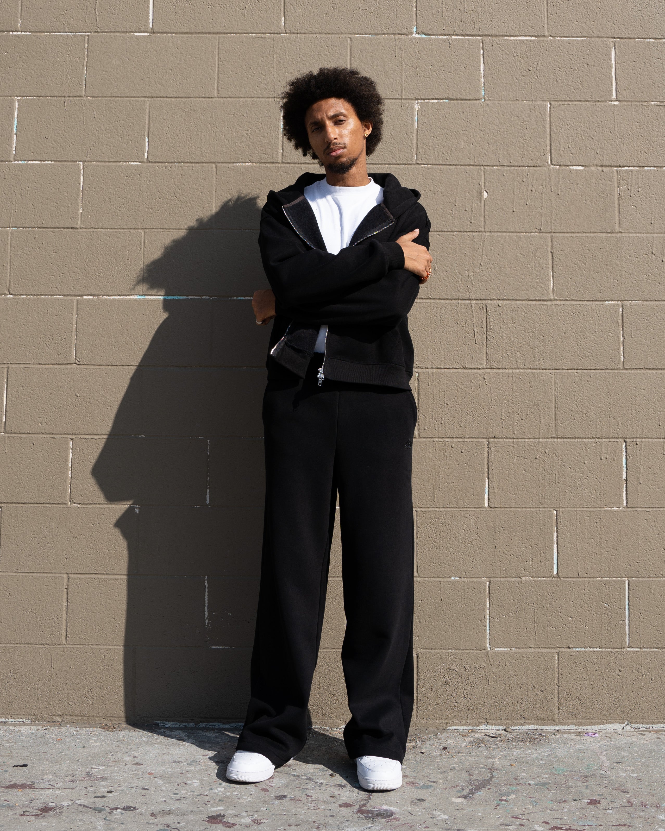 EPTM Perfect Baggy Fleece Pants - Black