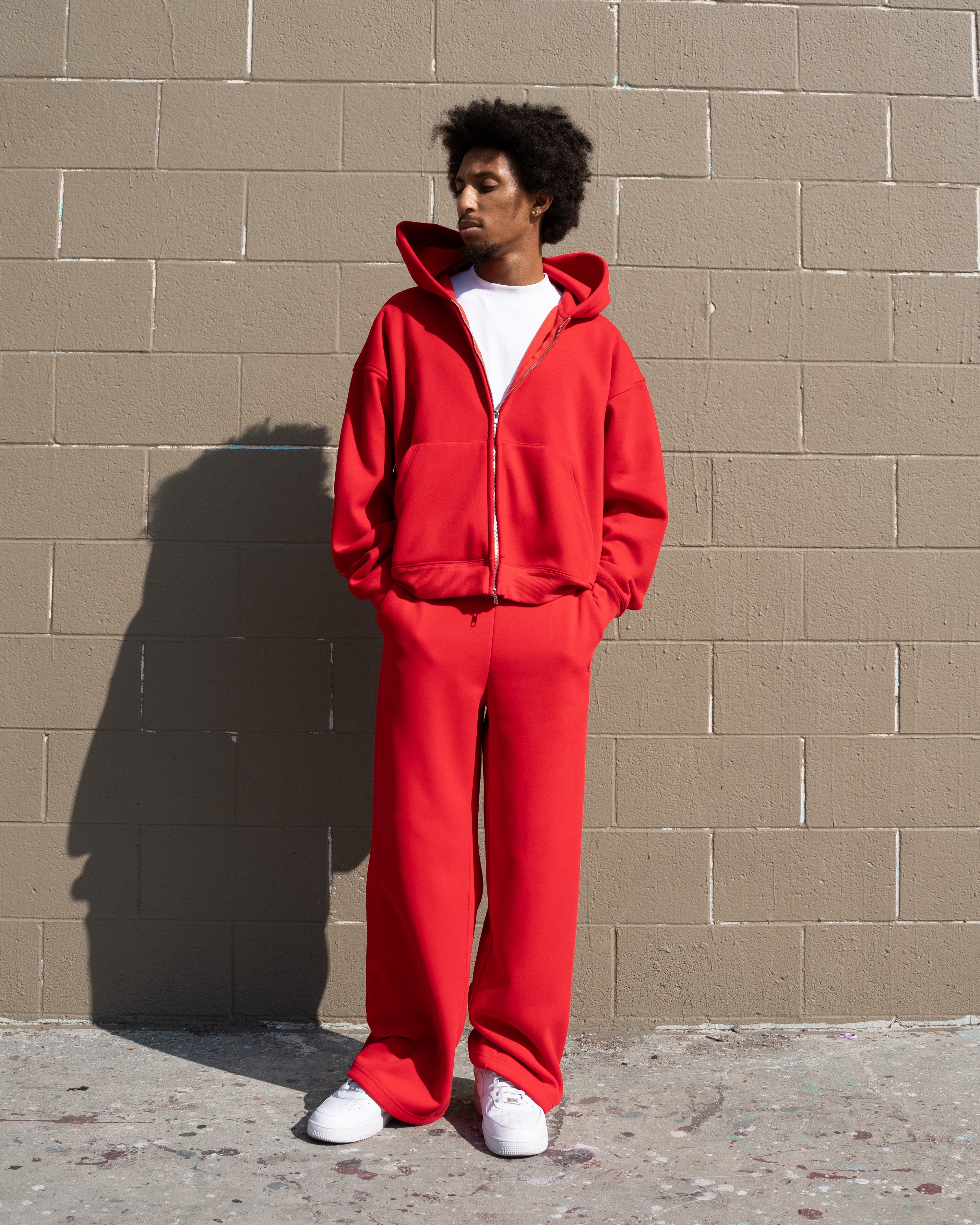 EPTM Perfect Baggy Fleece Pants - Red