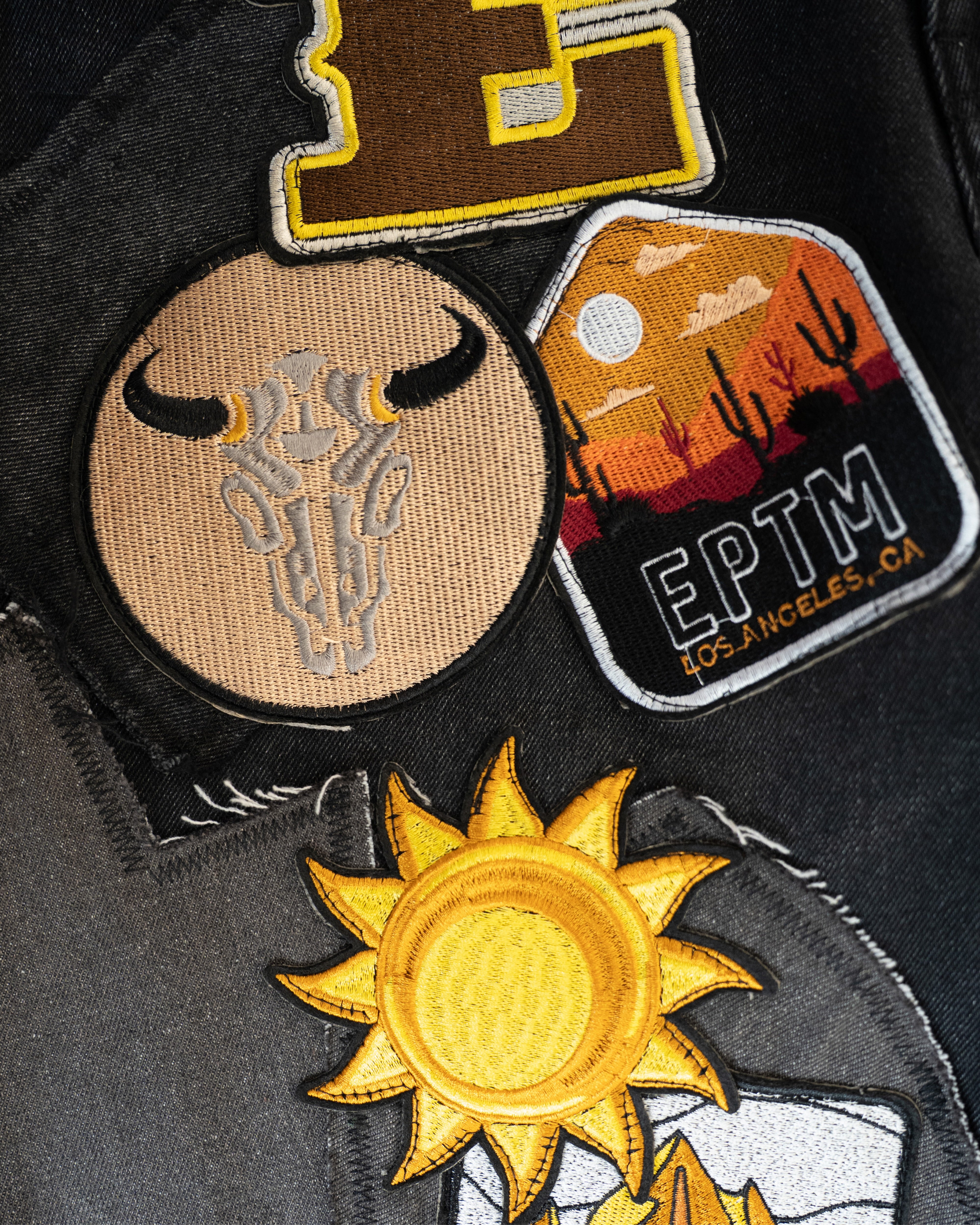 EPTM Patchwork Jeans - Black