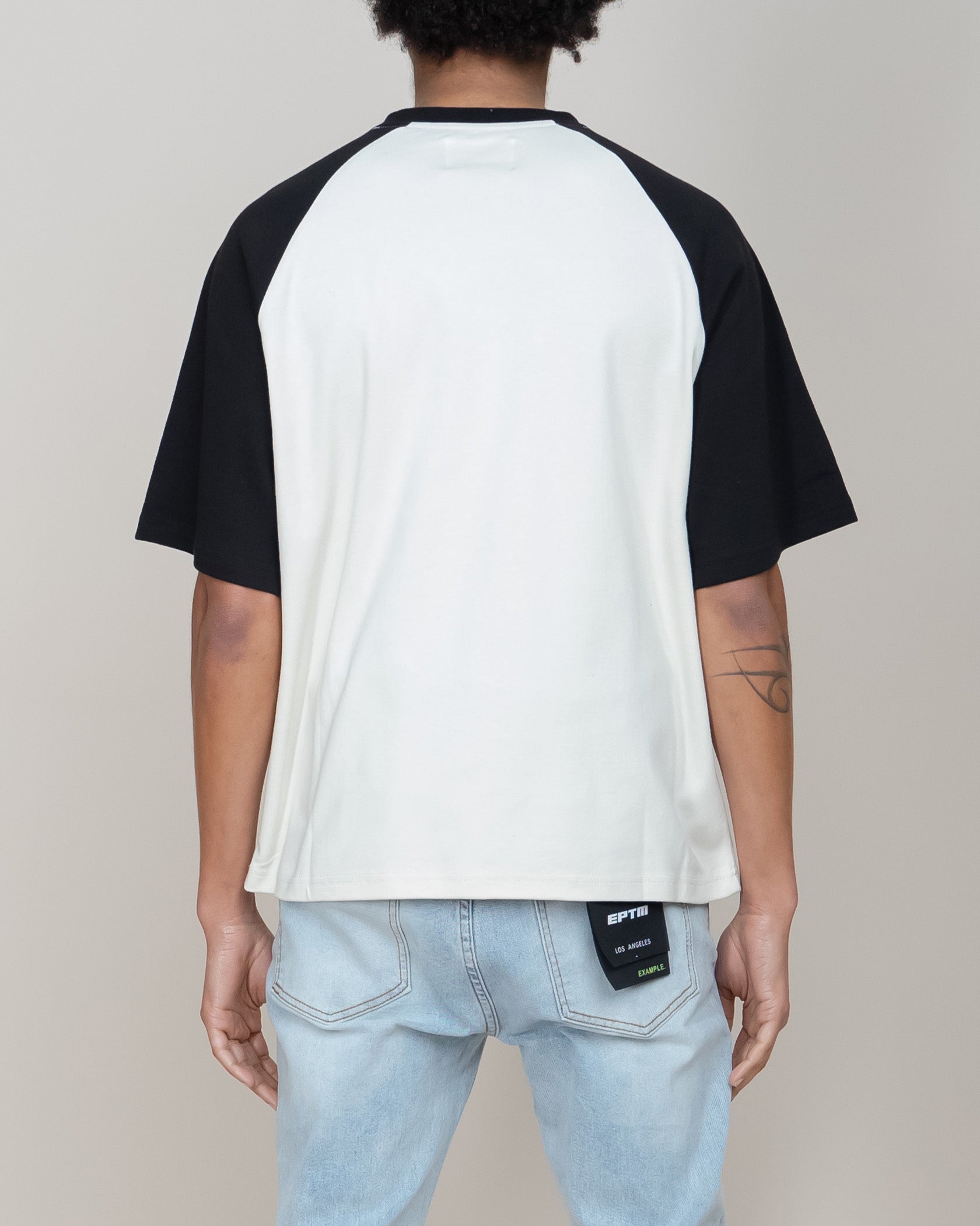 EPTM Boxy Raglan Tee - Black