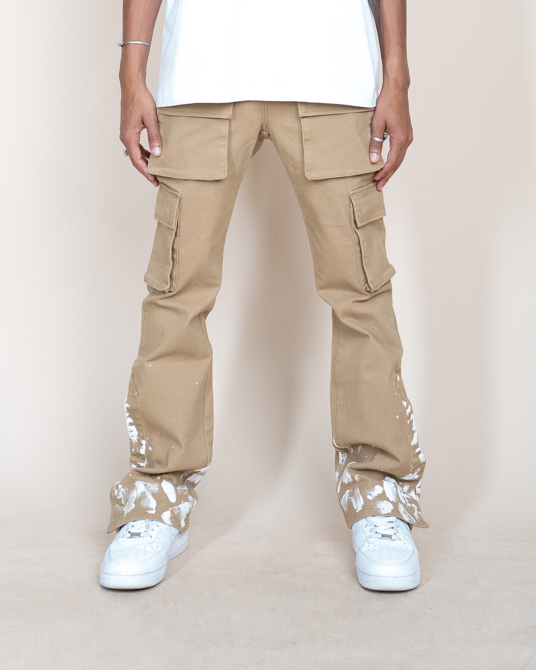 EPTM Snap Cargo Denim - Khaki