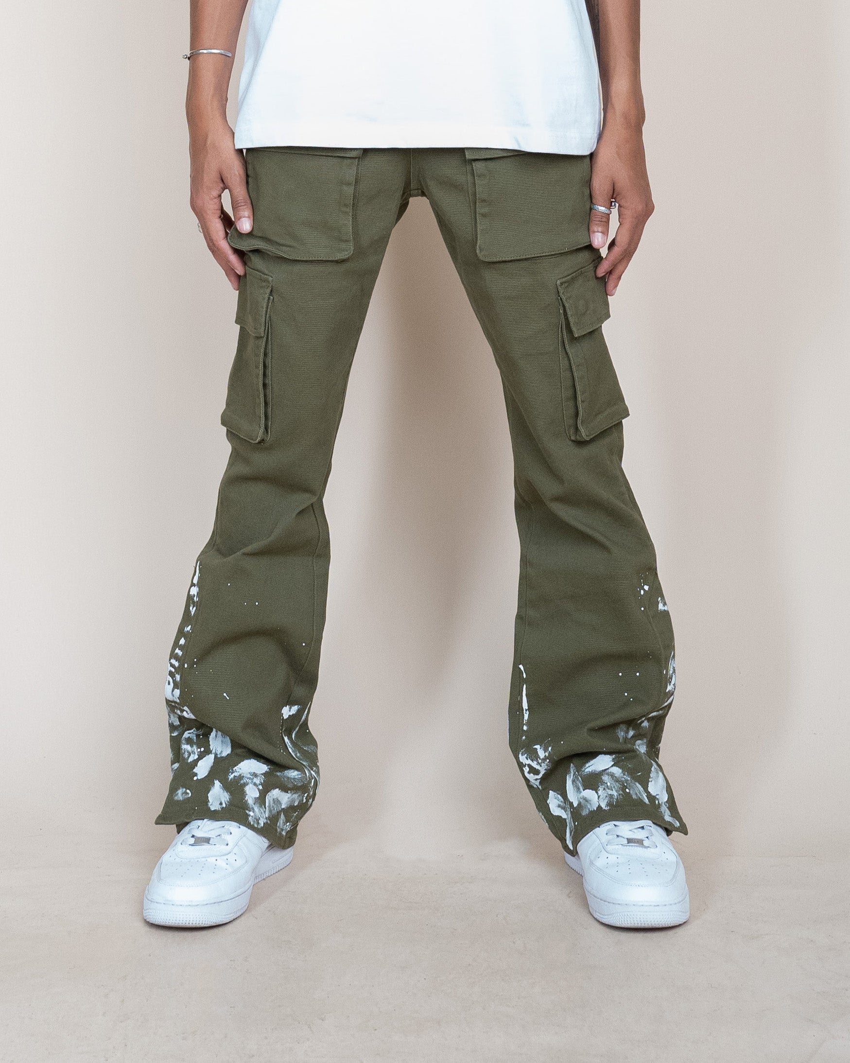 EPTM Snap Cargo Denim - Olive