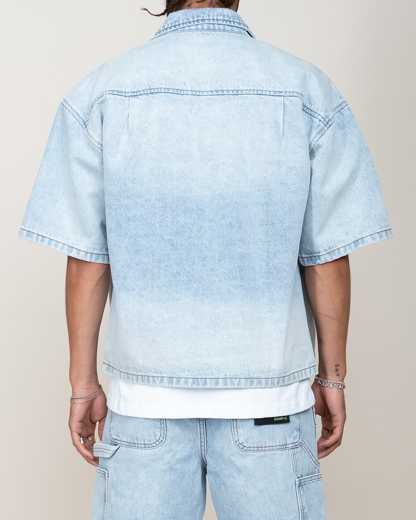 EPTM Boxy Denim Shirt - Indigo