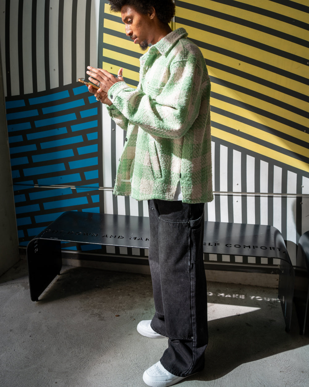 EPTM Tweed Flannel Shirt - Emerald