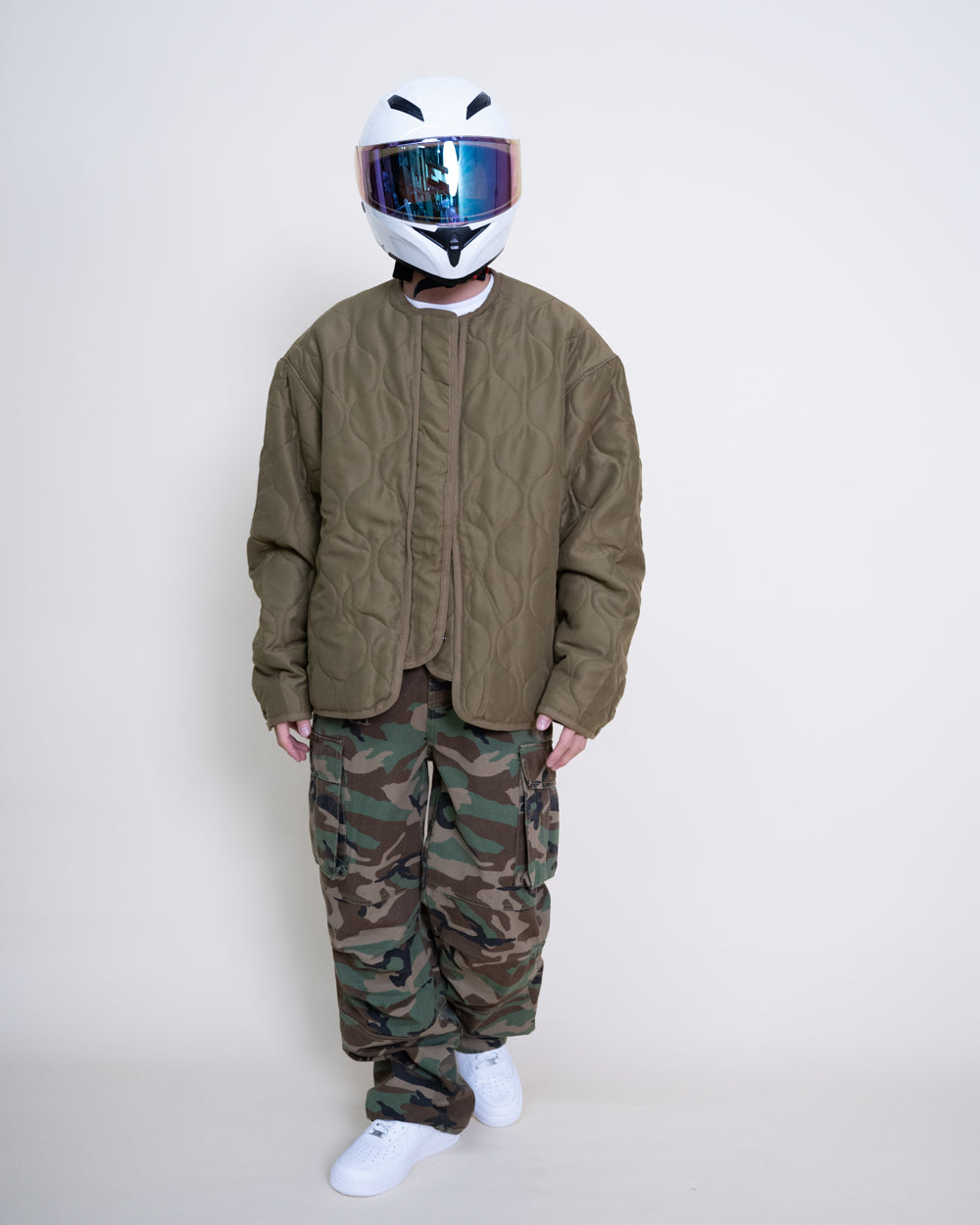 Vintage Military Liner - Olive