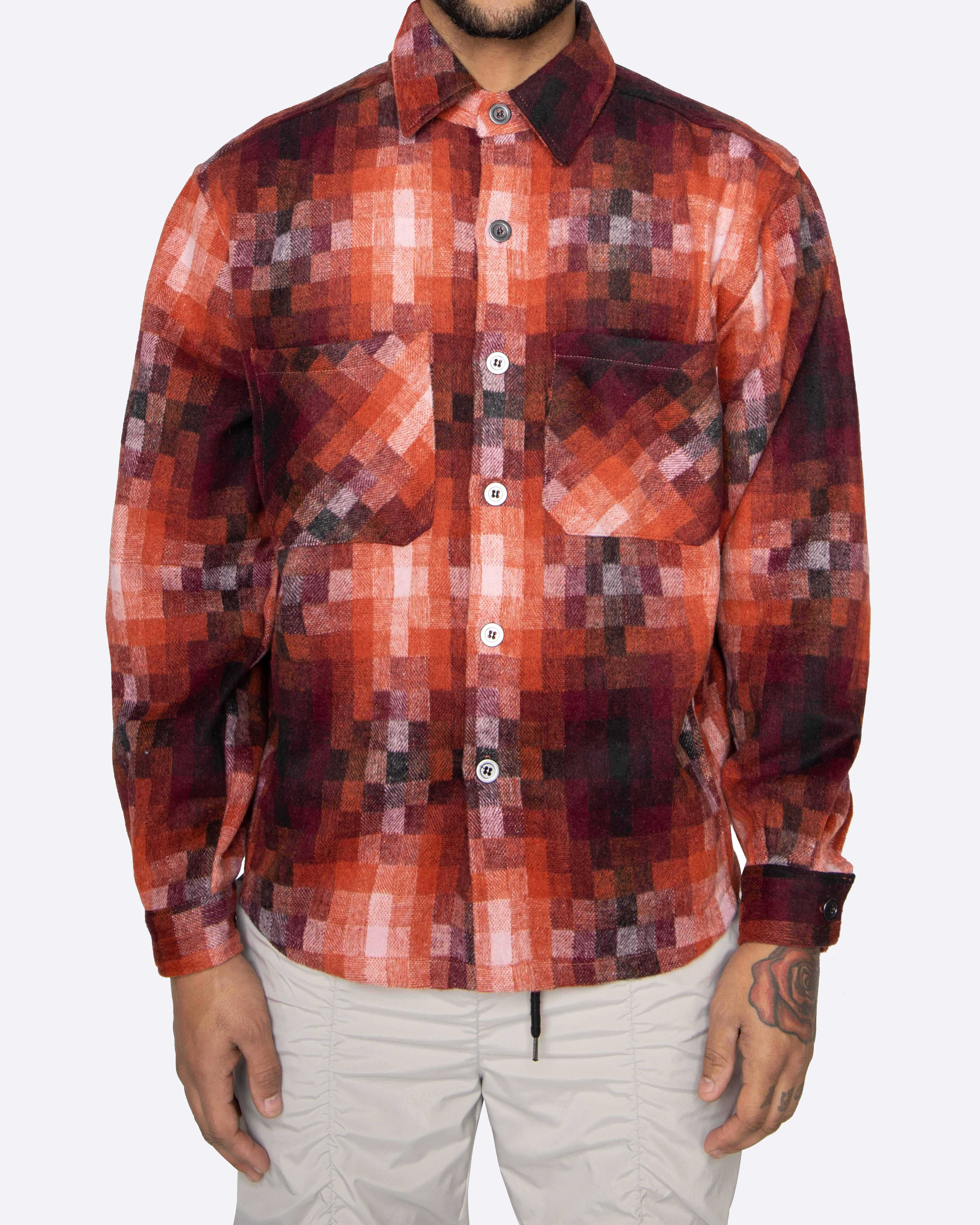 EPTM Heavy Flannel Shirt - Orange