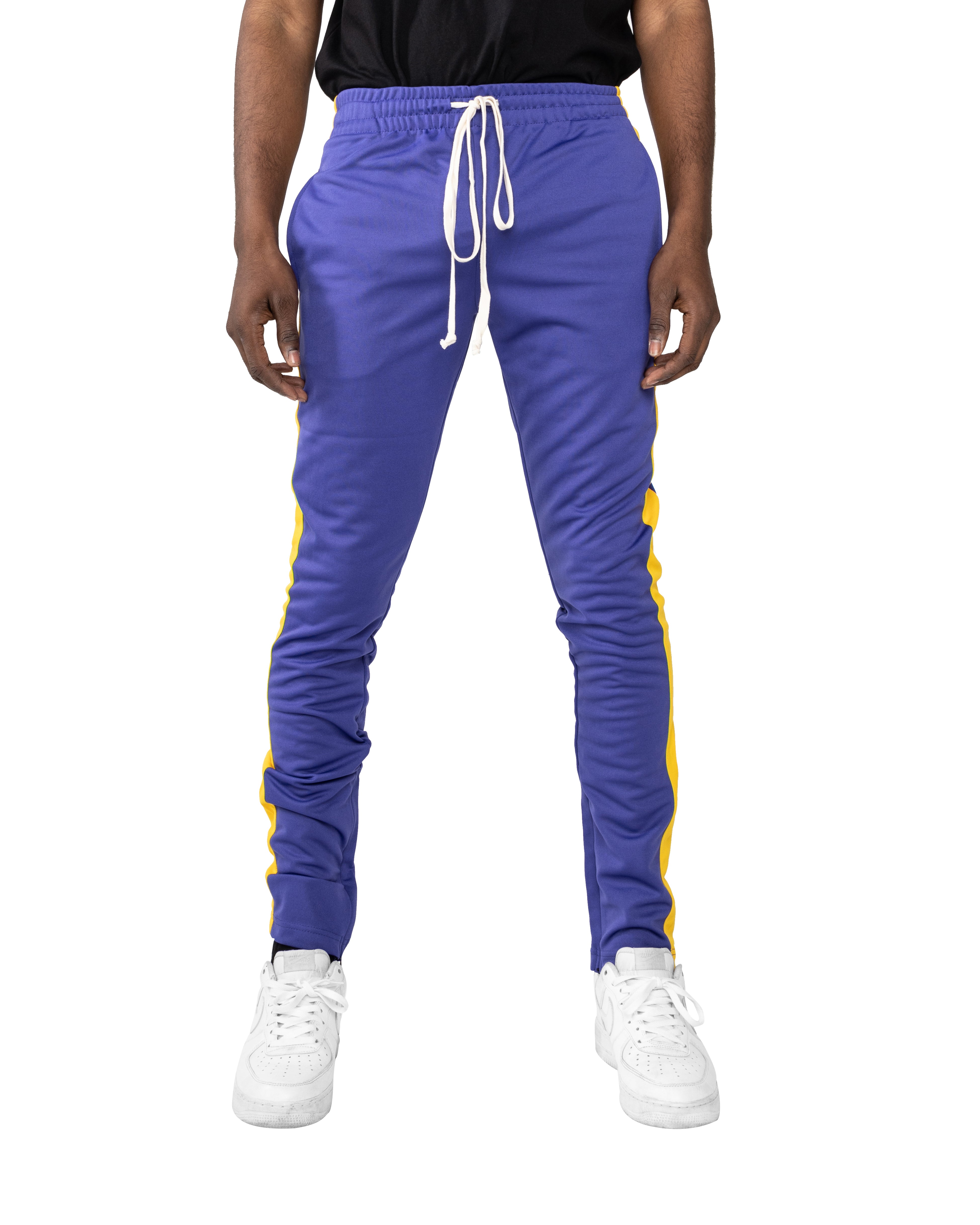 EPTM Track Pants - Purple/Yellow