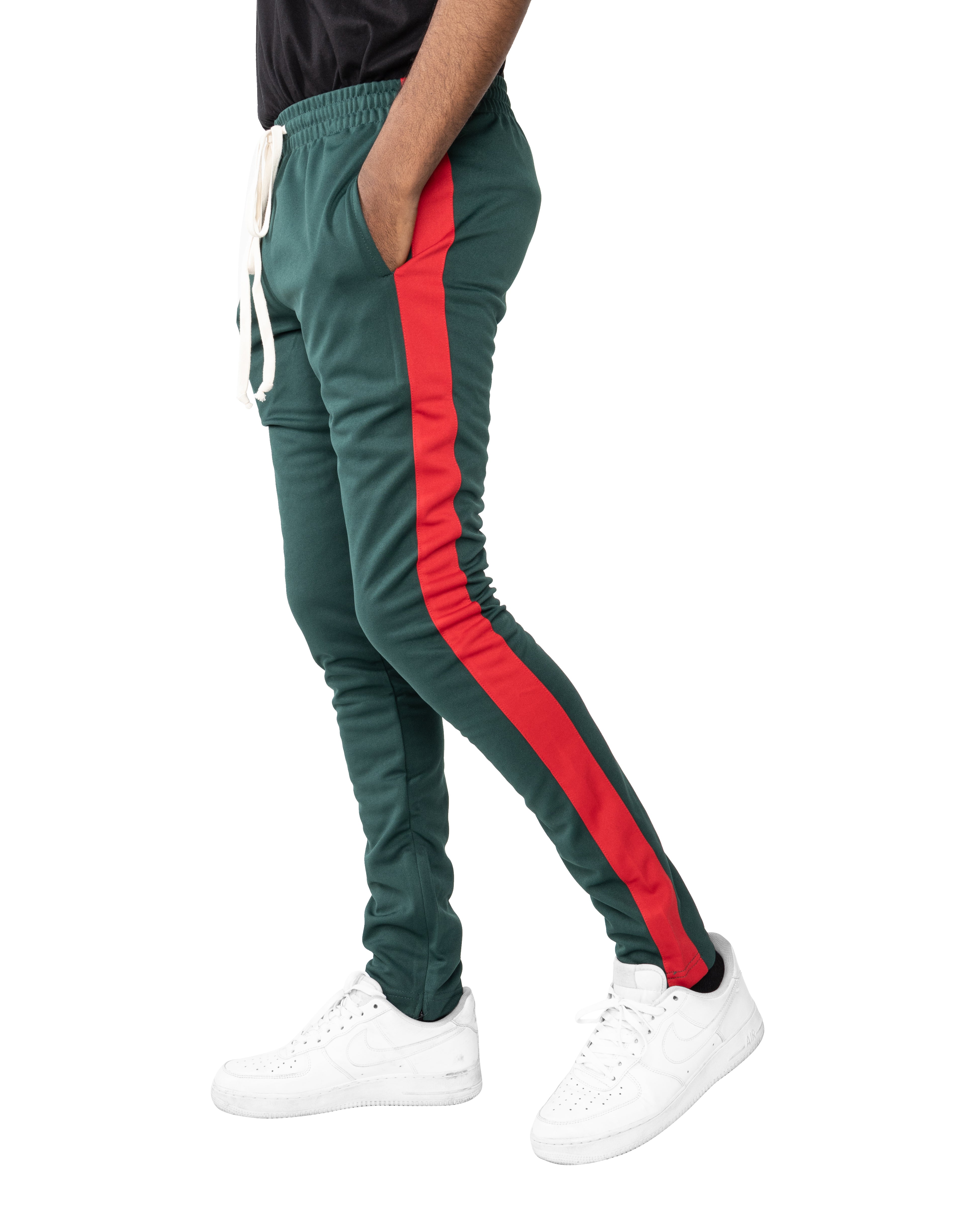 EPTM Track Pants - Green/Red