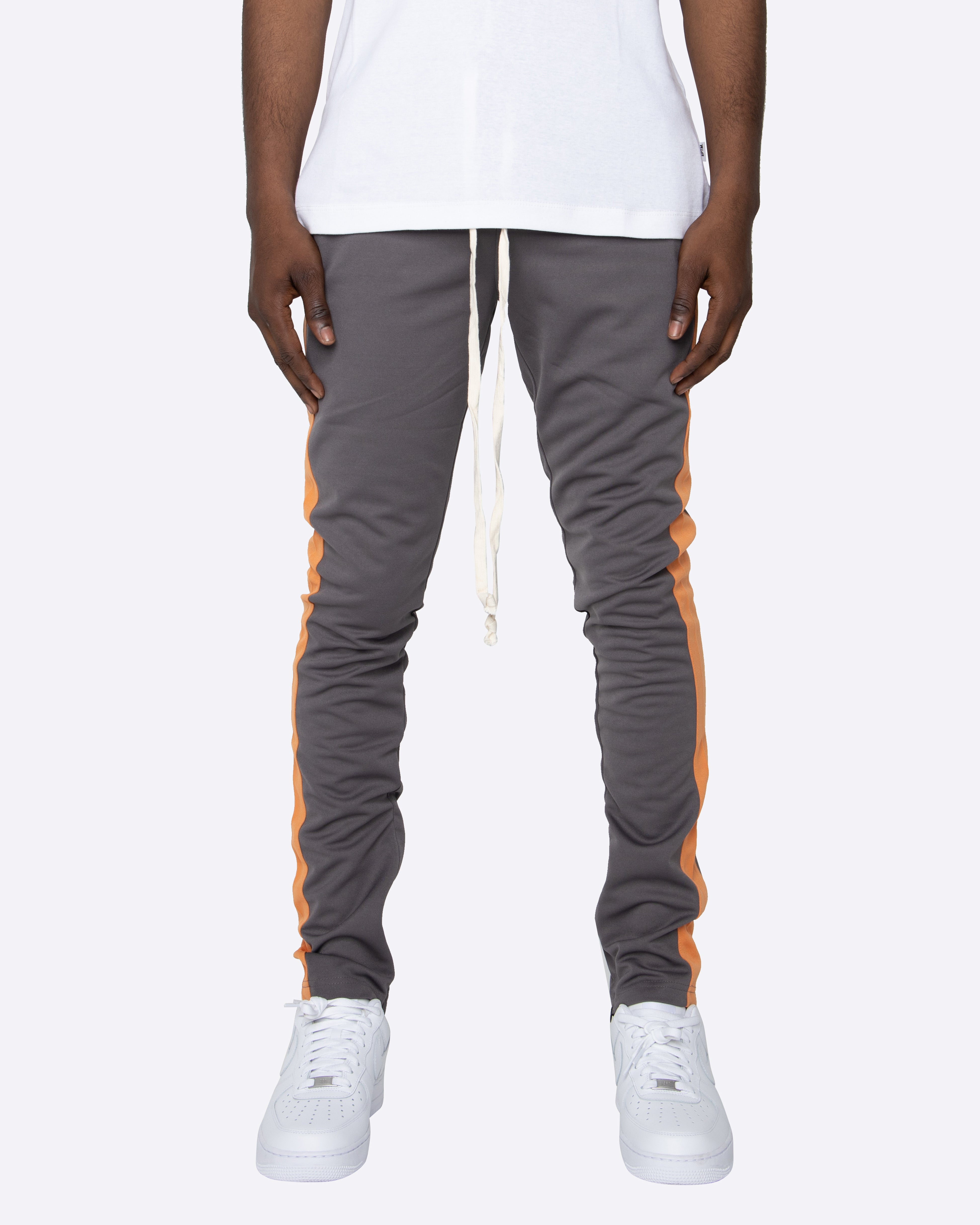 EPTM Track Pants - Charcoal/R.Orange