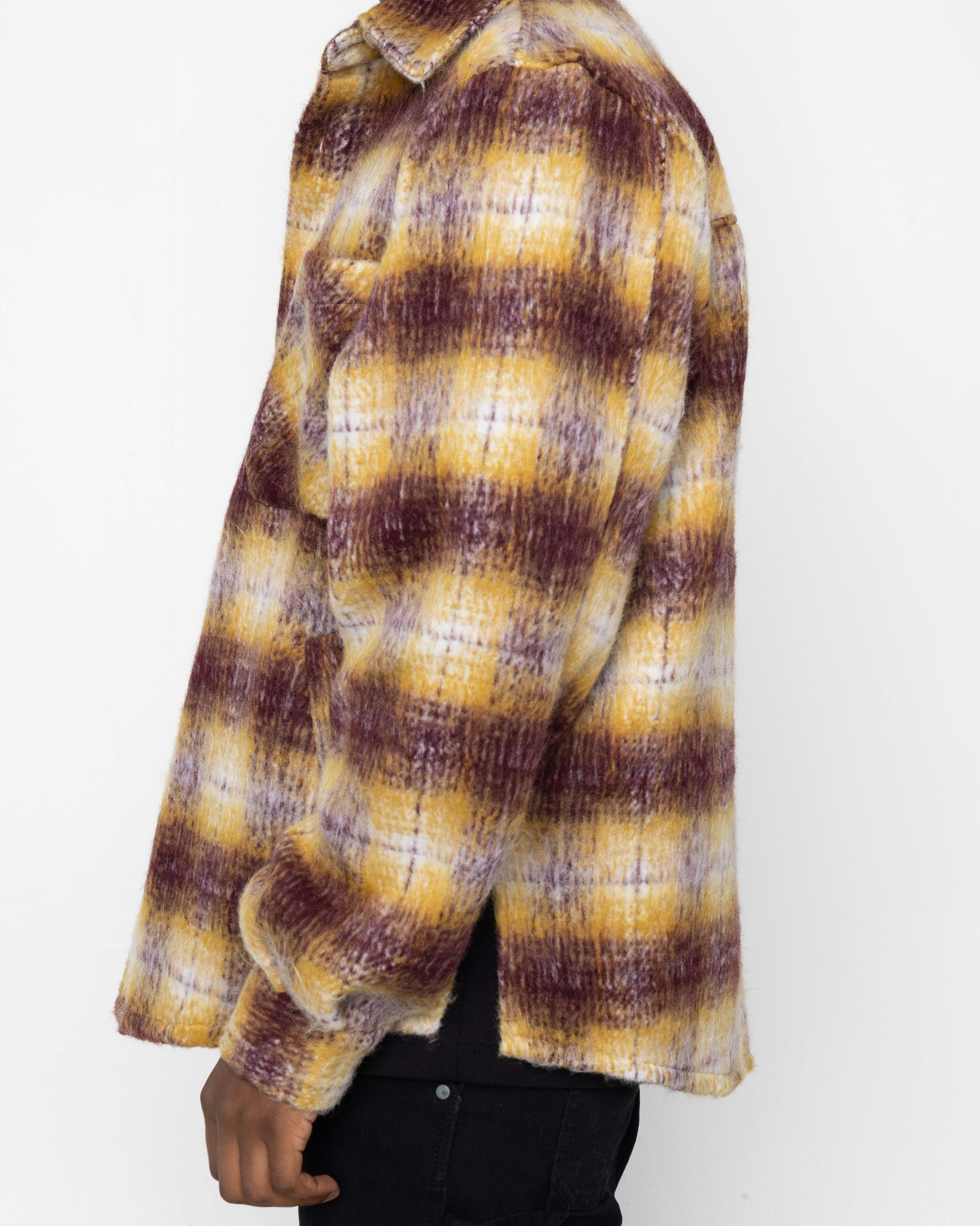 EPTM Side Slit Flannel - Mustard