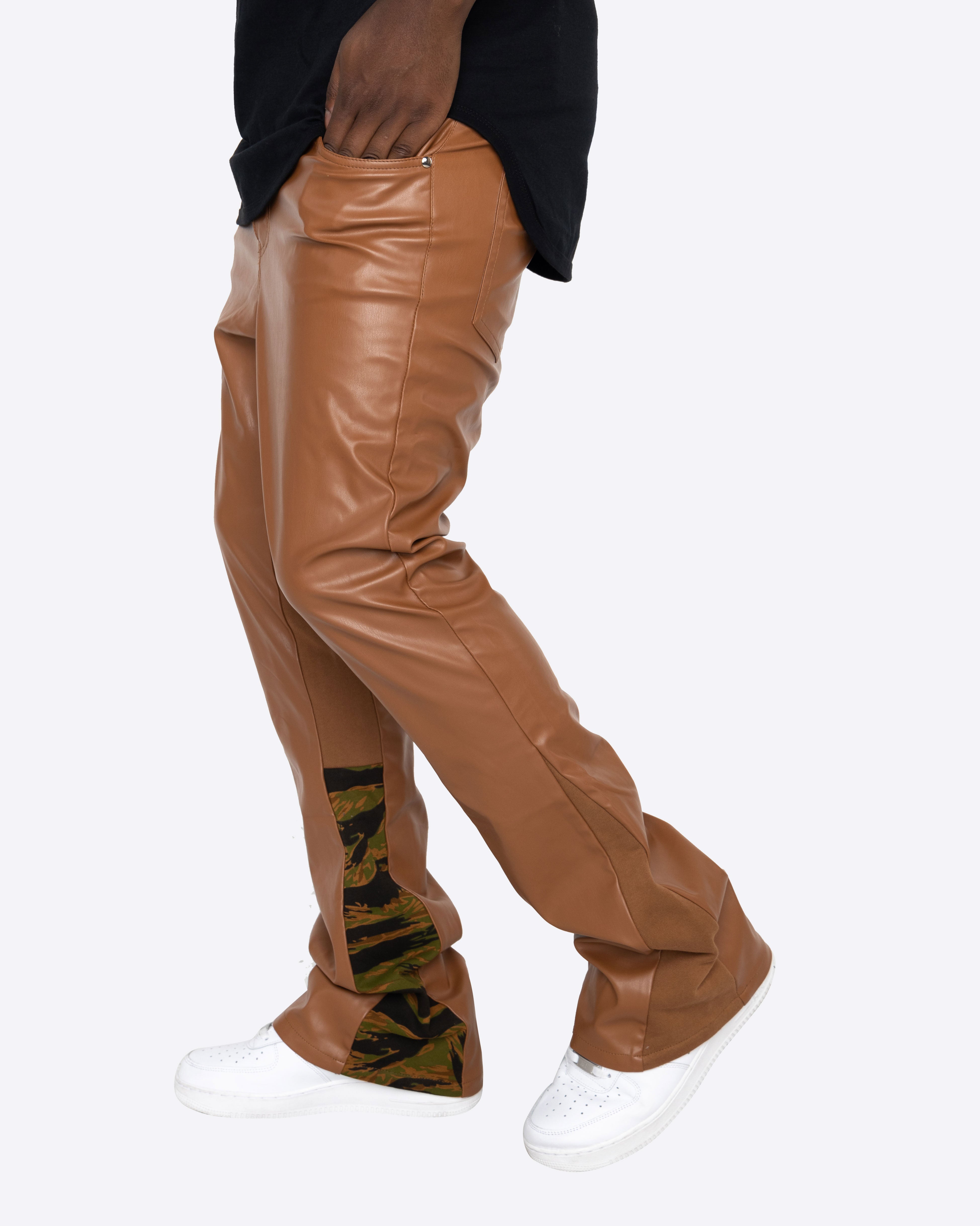 EPTM RAMBO FLARE PANTS-BROWN – EPTM.