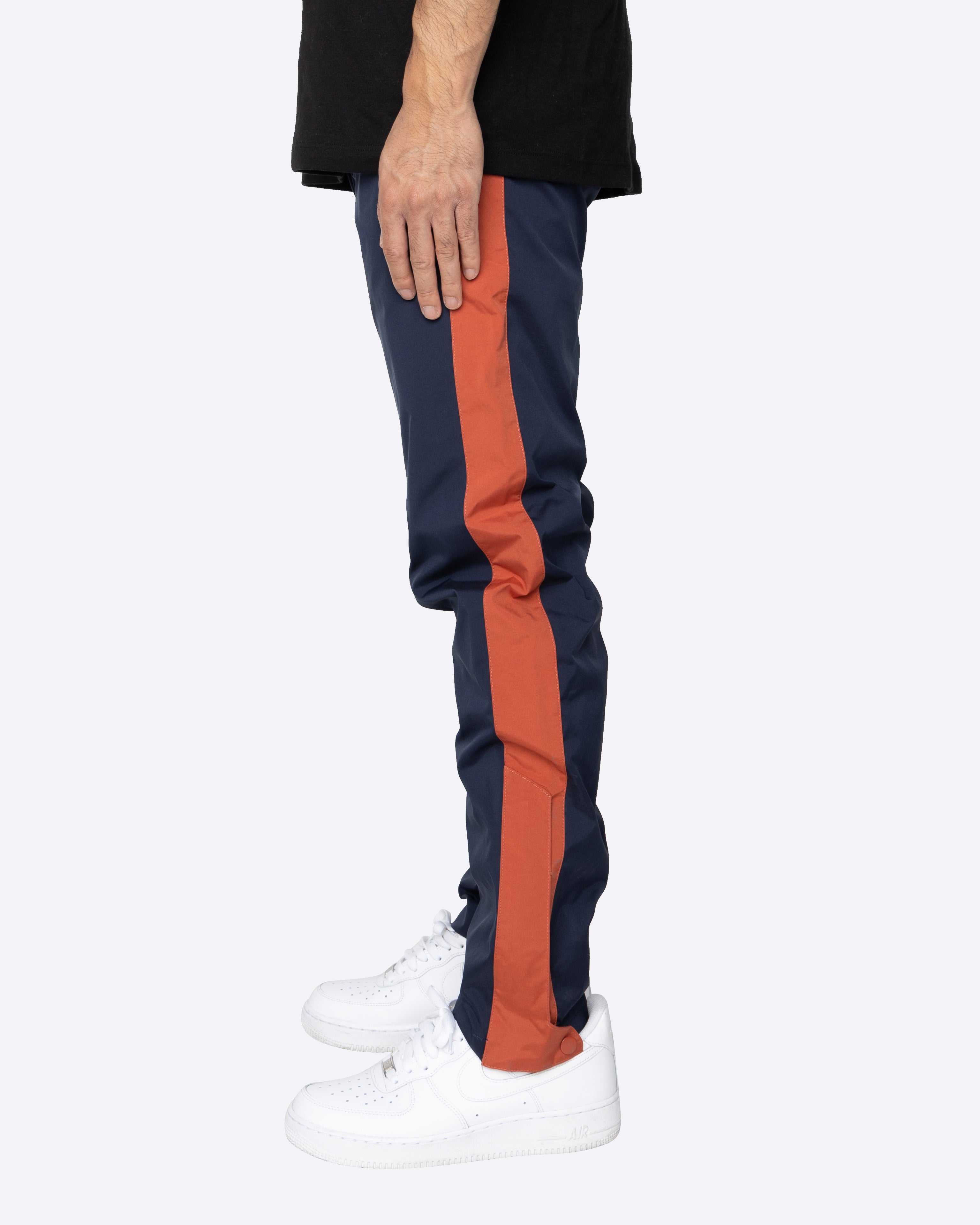 EPTM Nylon Basic Track Pants - Navy/Rust