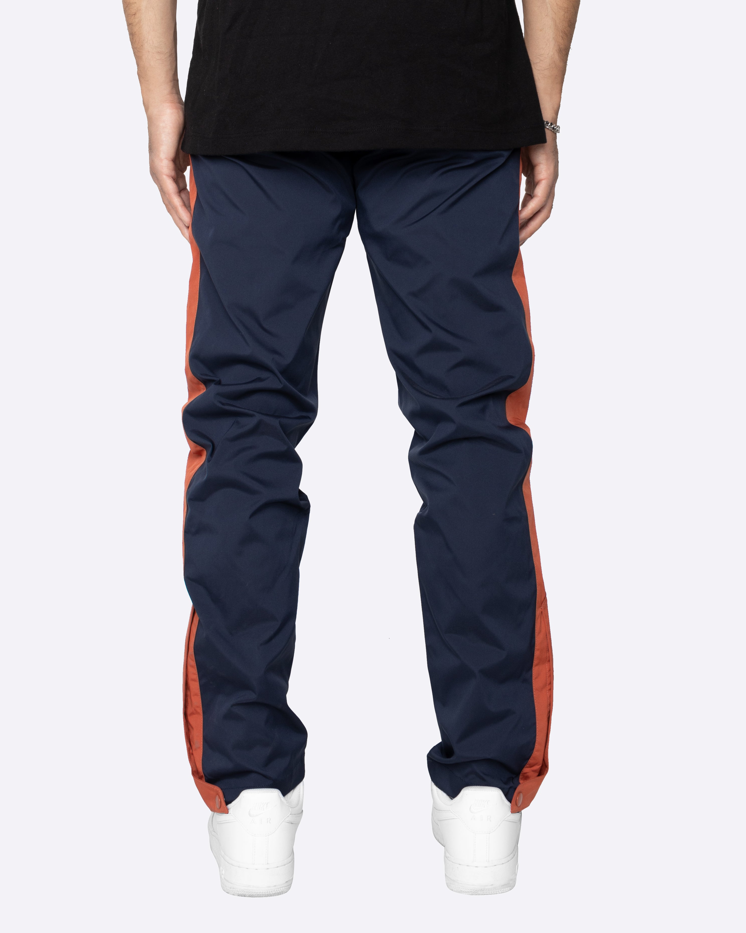 EPTM Nylon Basic Track Pants - Navy/Rust