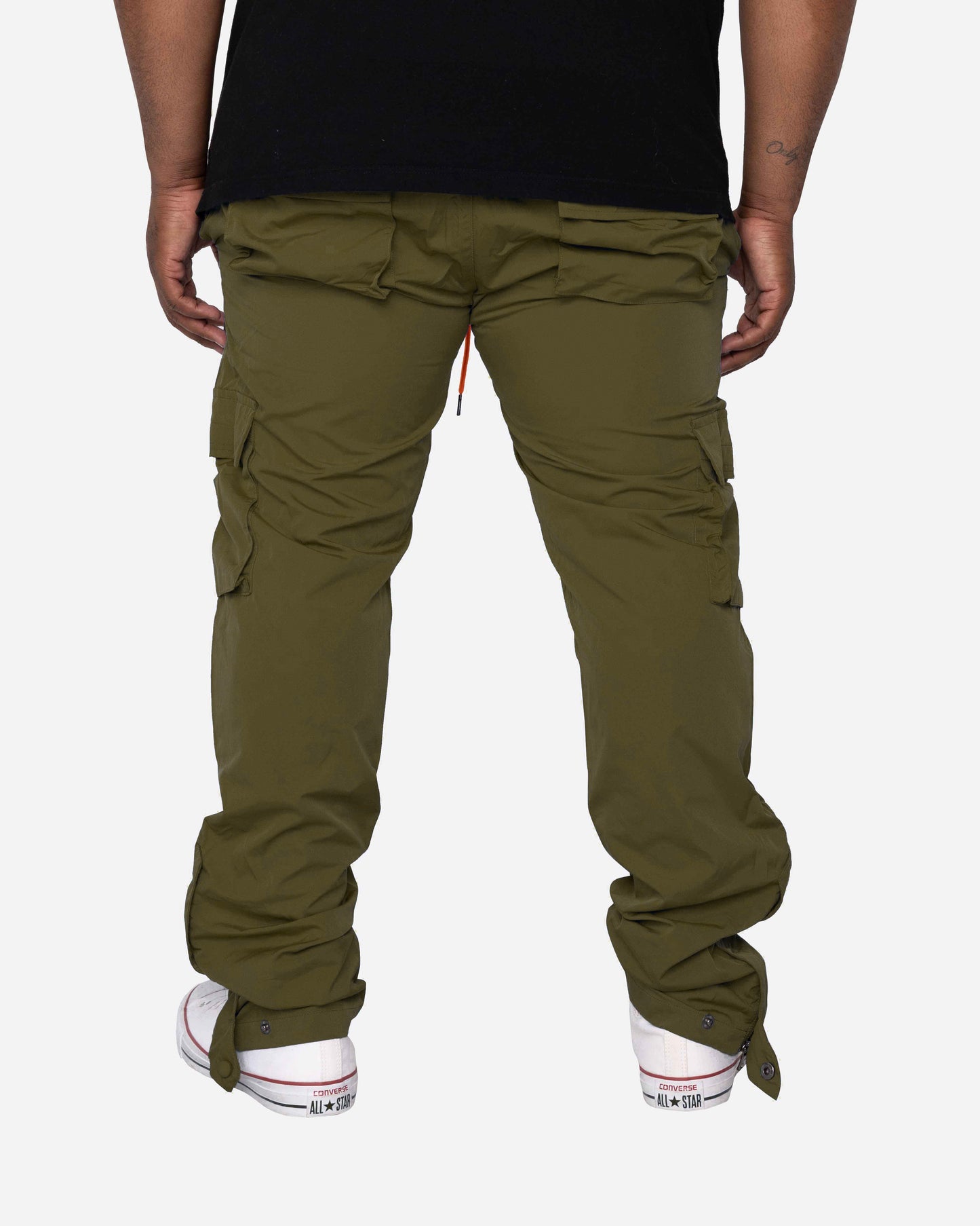 EPTM BIG N TALL SNAP CARGO PANTS-OLIVE